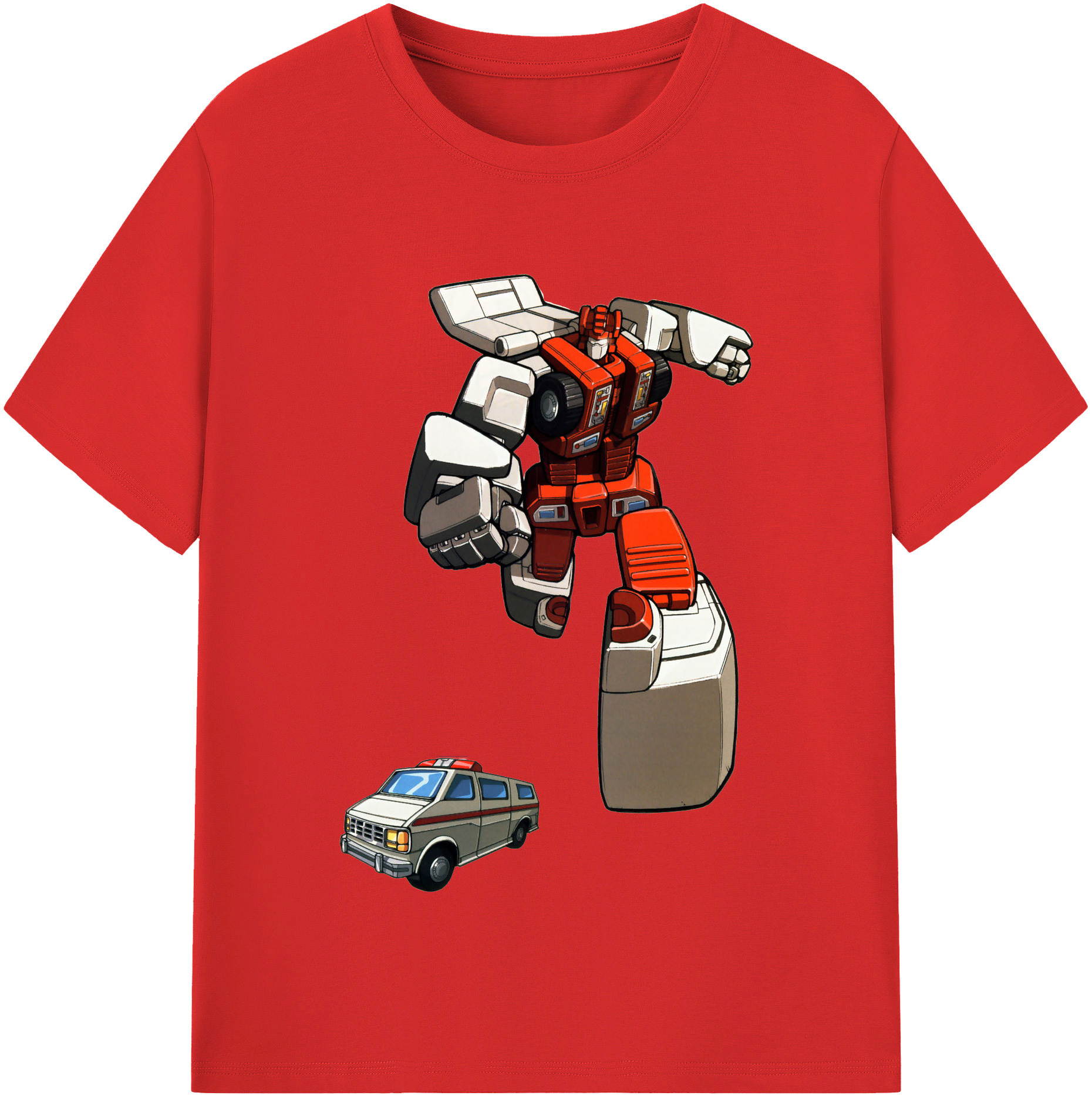 （画像用）  レディースカジュアルプリントTシャツ（綿100％）