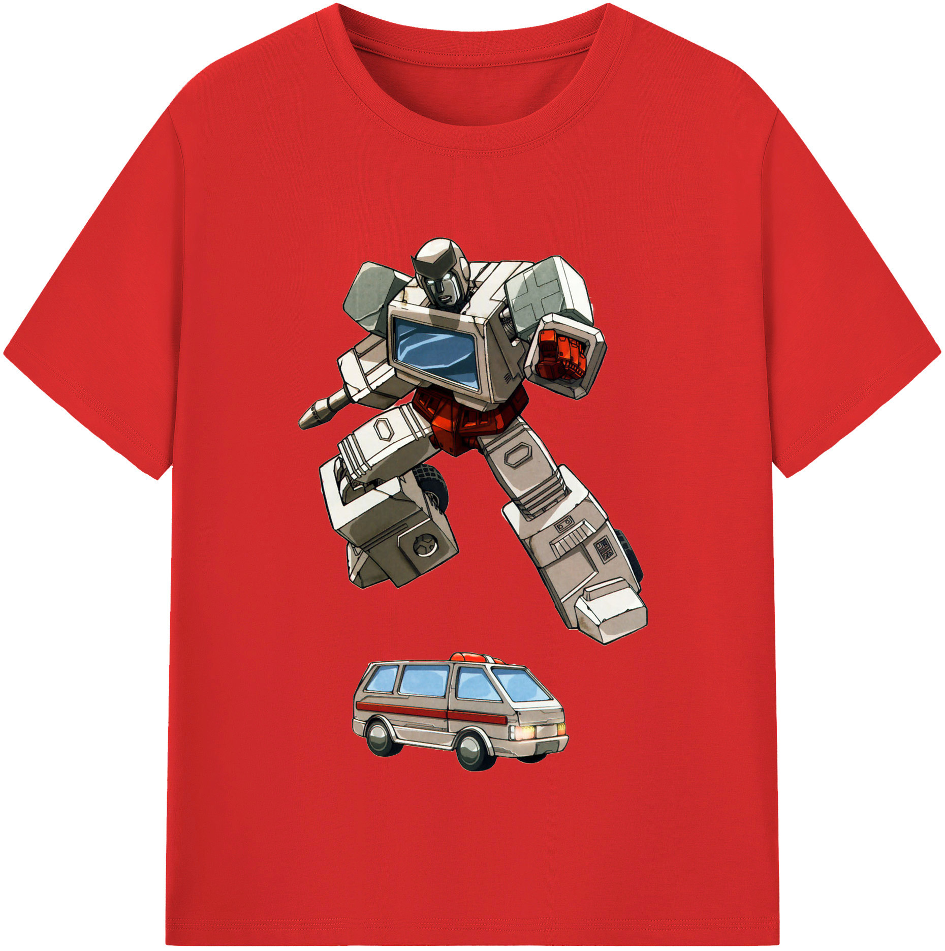 （画像用）  レディースカジュアルプリントTシャツ（綿100％）