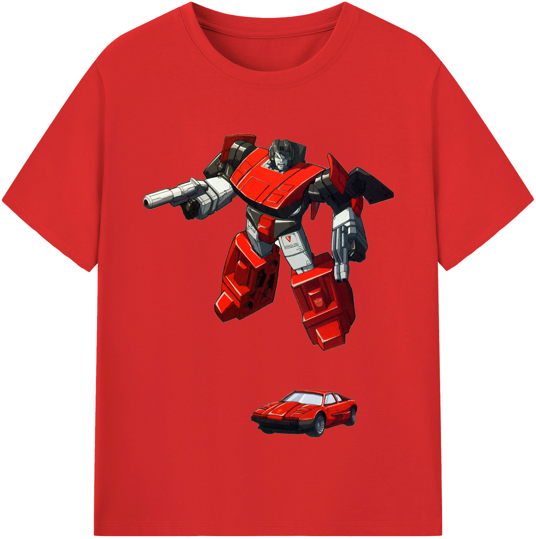 （画像用）  レディースカジュアルプリントTシャツ（綿100％）