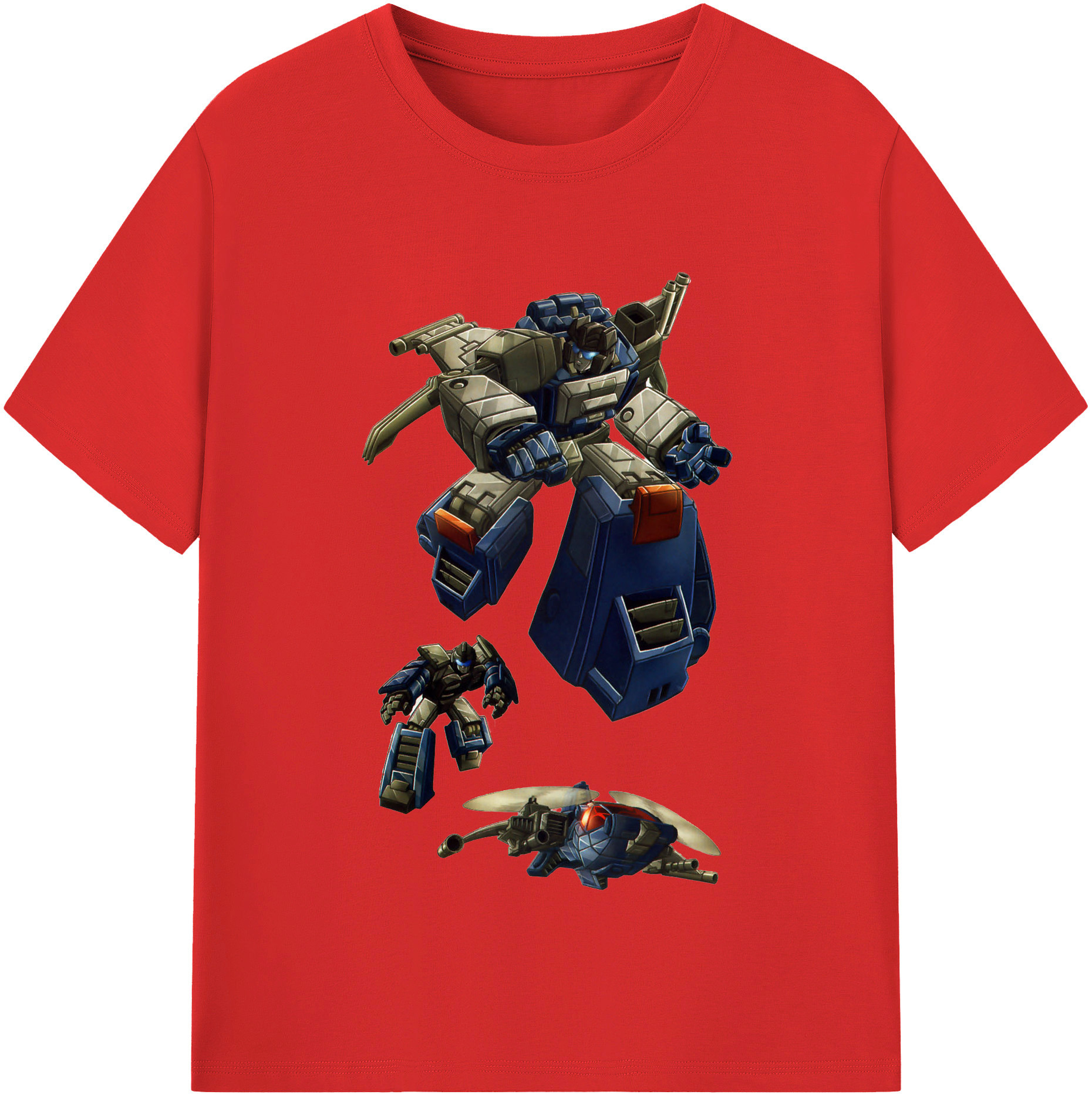 （画像用）  レディースカジュアルプリントTシャツ（綿100％）