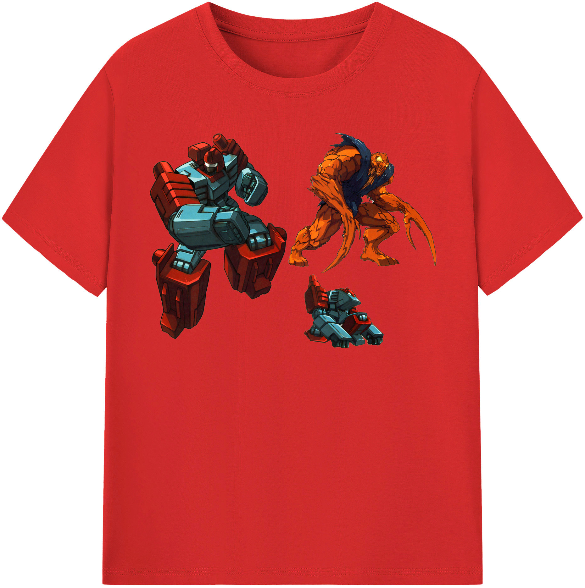 （画像用）  レディースカジュアルプリントTシャツ（綿100％）