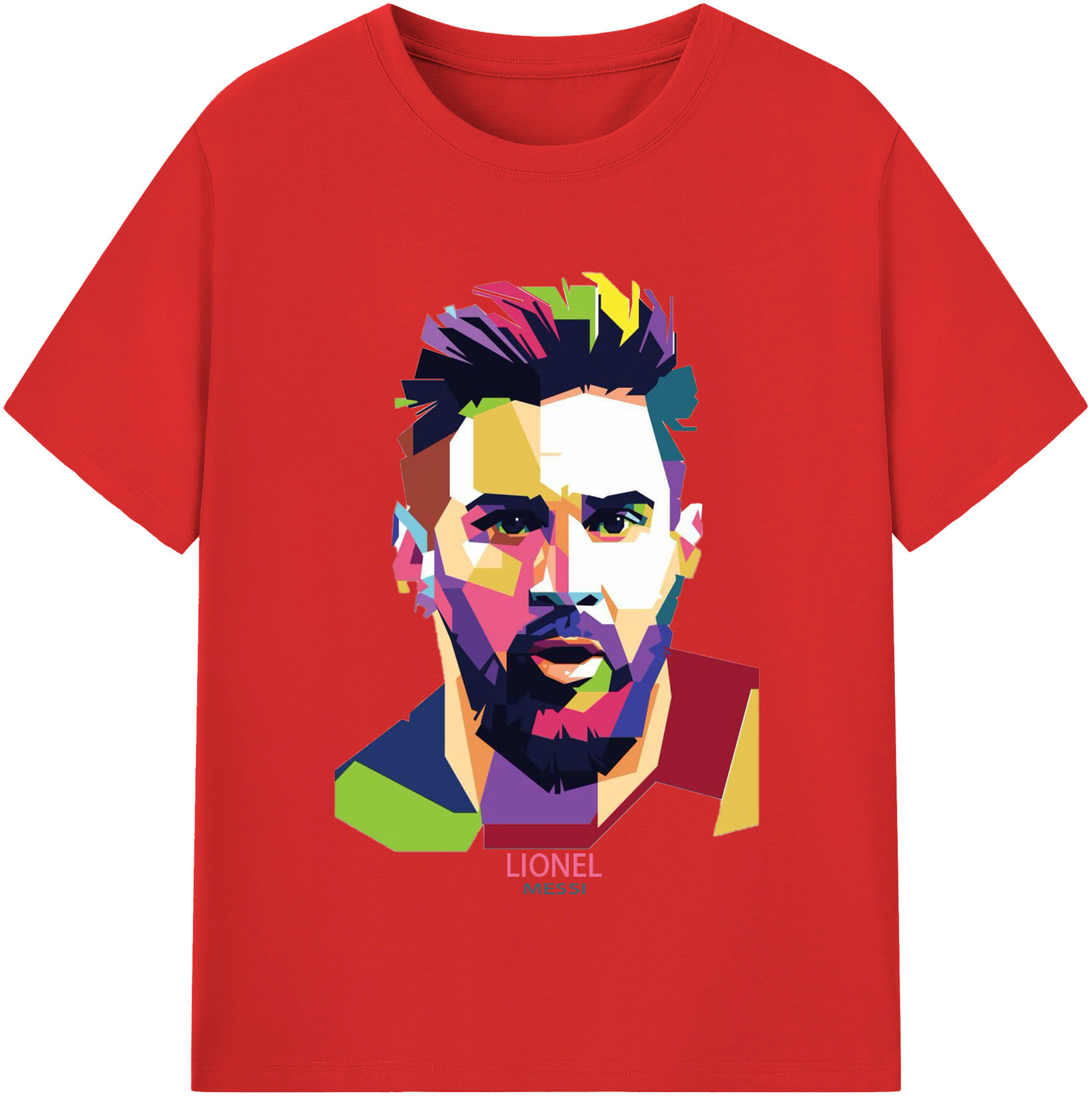 （画像用）  レディースカジュアルプリントTシャツ（綿100％）