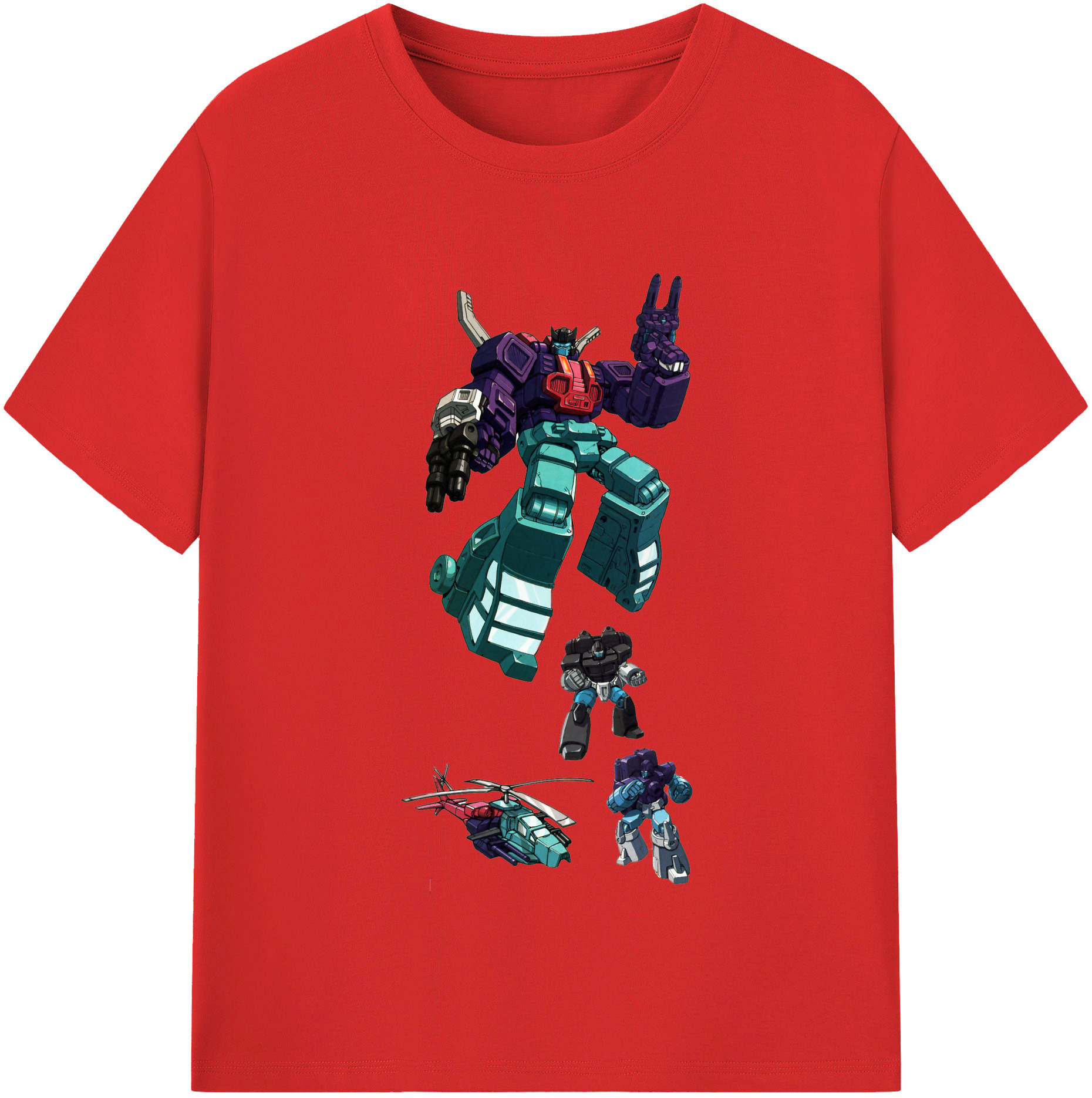 （画像用）  レディースカジュアルプリントTシャツ（綿100％）
