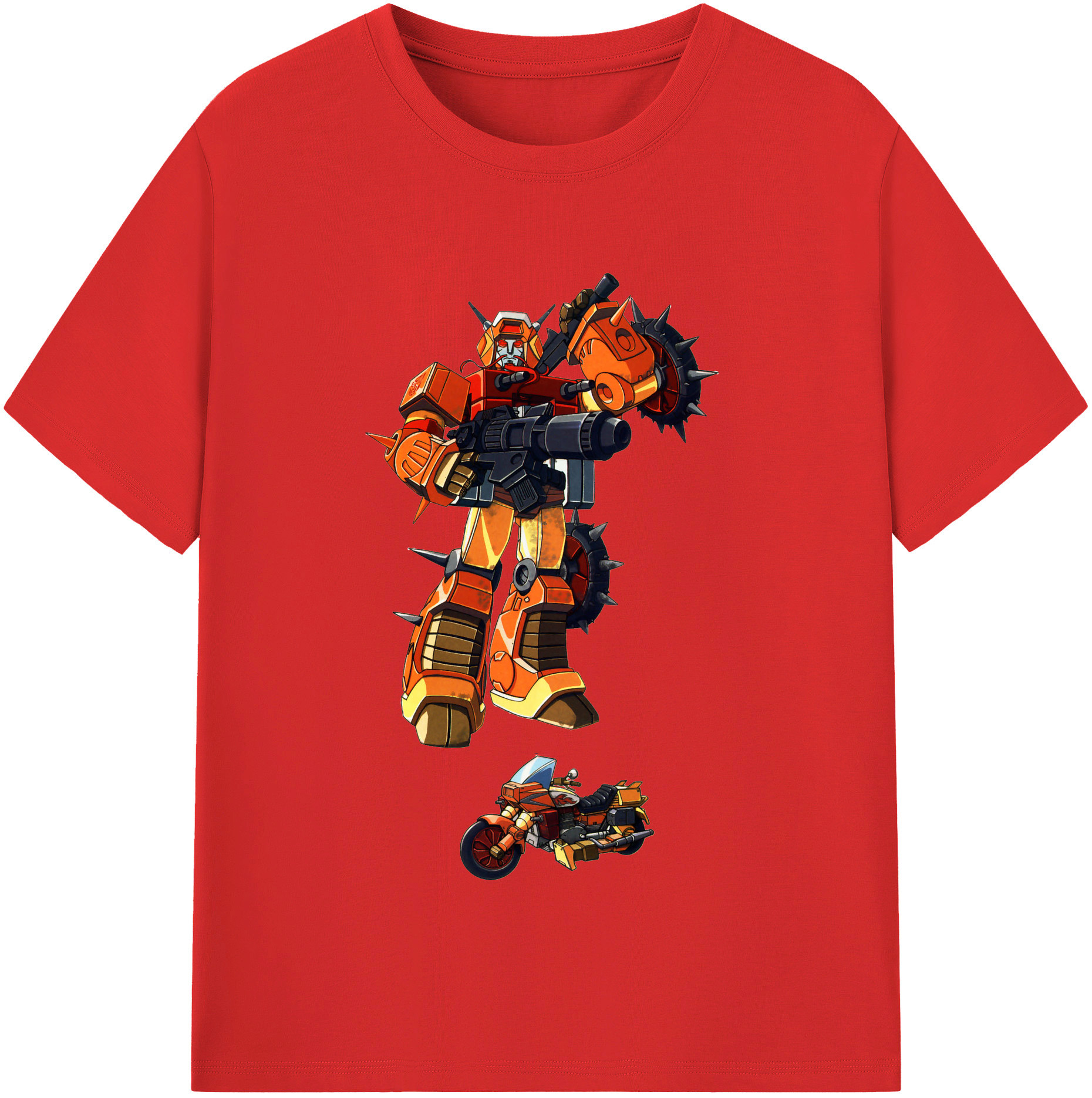 （画像用）  レディースカジュアルプリントTシャツ（綿100％）