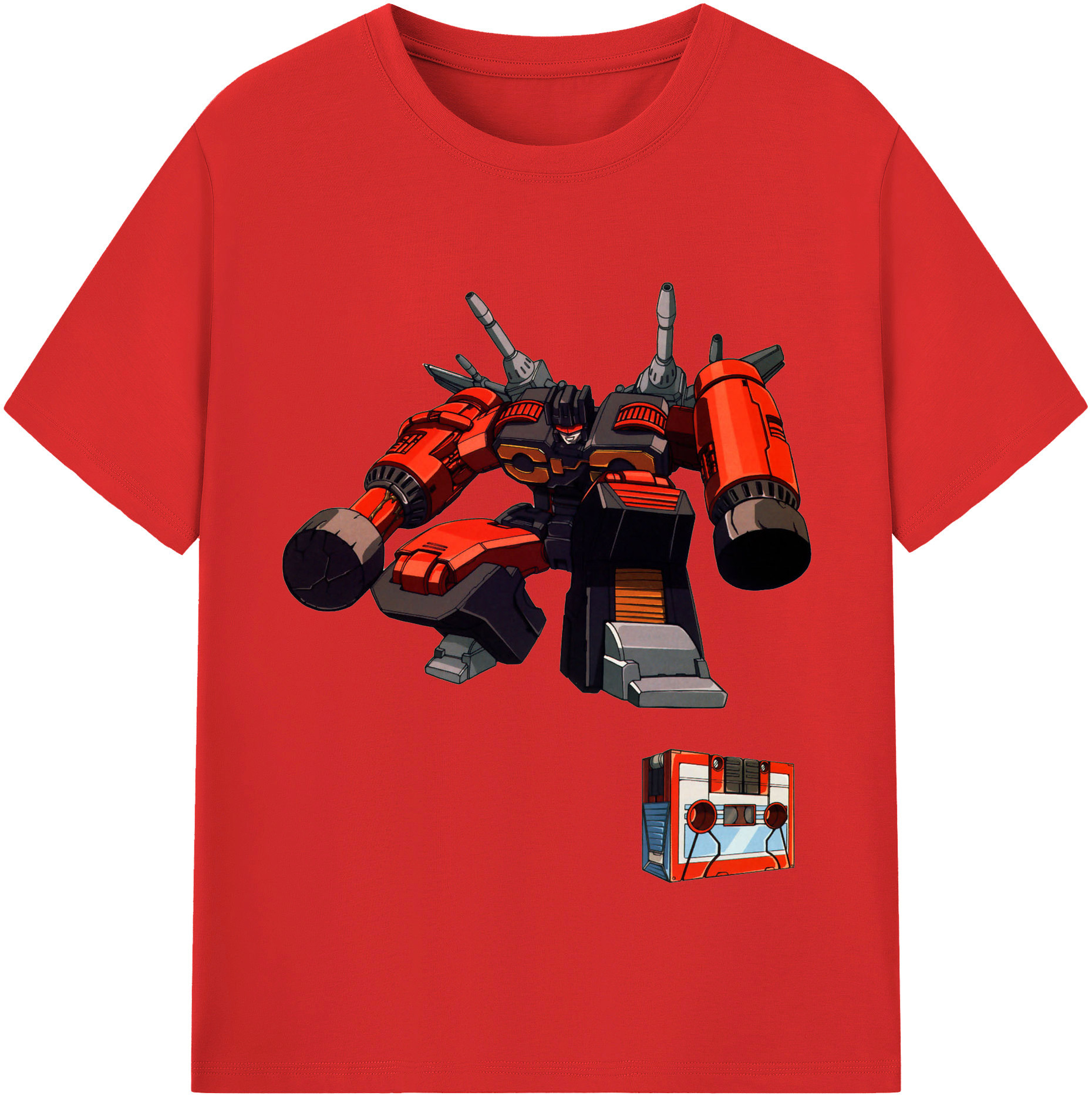 （画像用）  レディースカジュアルプリントTシャツ（綿100％）