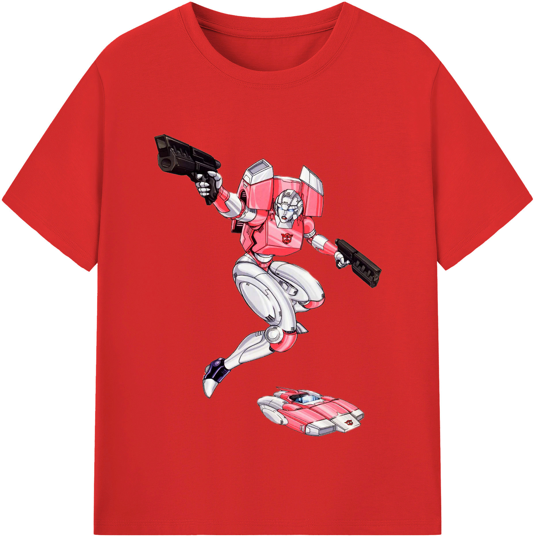 （画像用）  レディースカジュアルプリントTシャツ（綿100％）