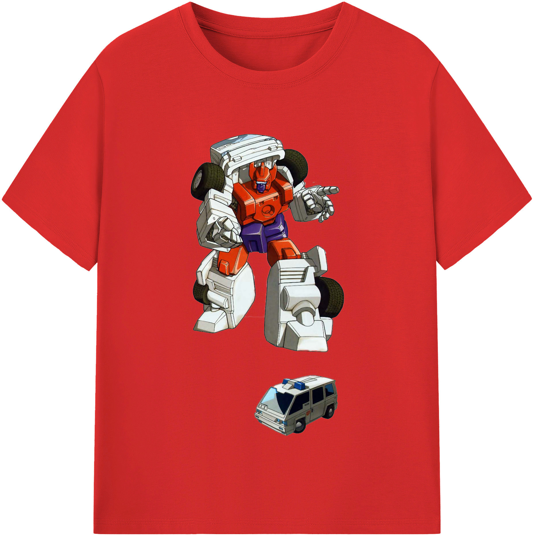 （画像用）  レディースカジュアルプリントTシャツ（綿100％）