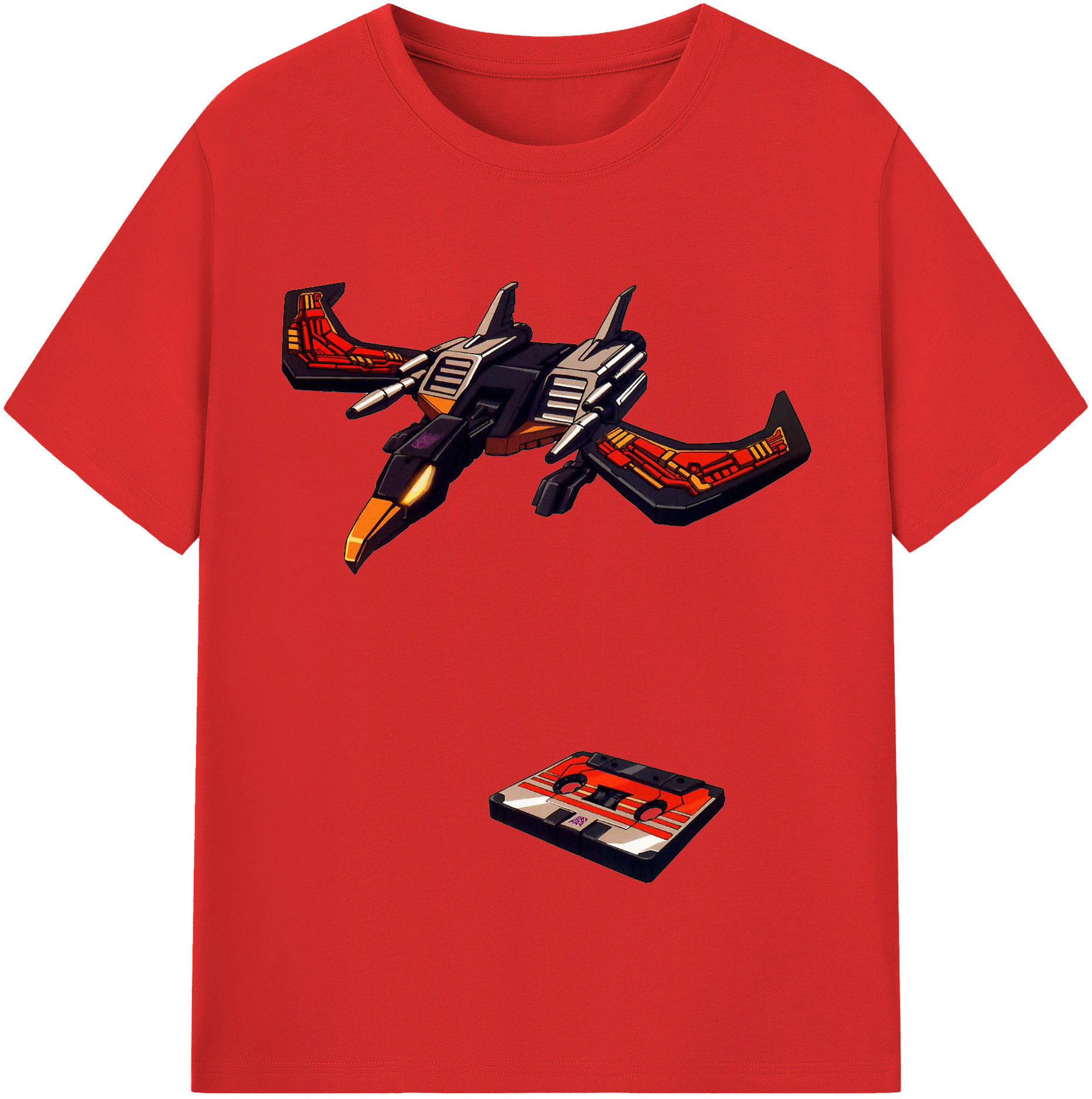 （画像用）  レディースカジュアルプリントTシャツ（綿100％）