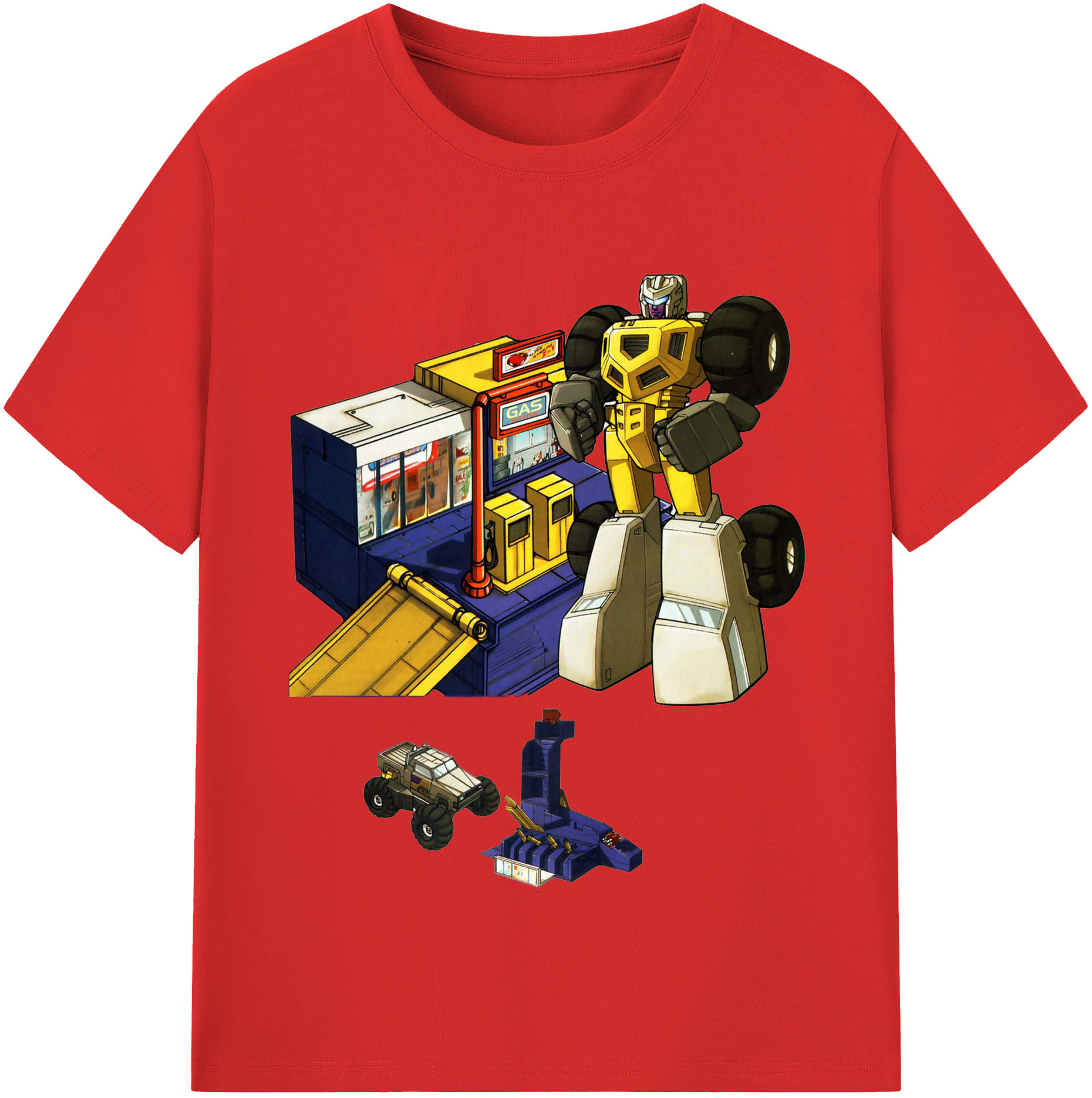 （画像用）  レディースカジュアルプリントTシャツ（綿100％）