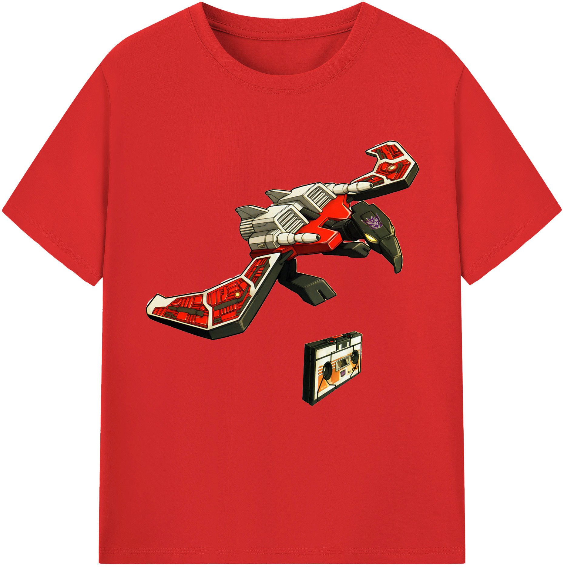 （画像用）  レディースカジュアルプリントTシャツ（綿100％）