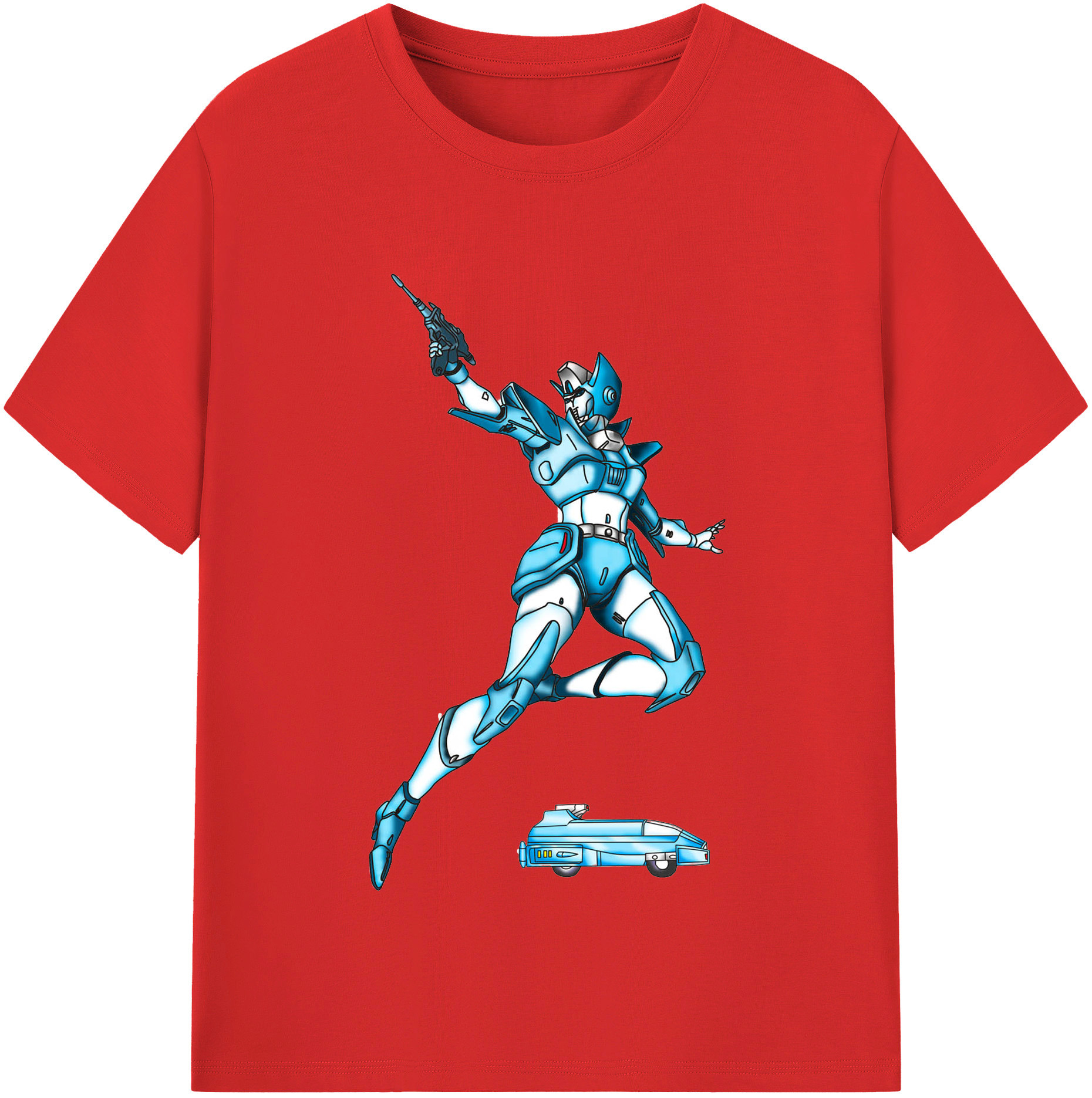 （画像用）  レディースカジュアルプリントTシャツ（綿100％）