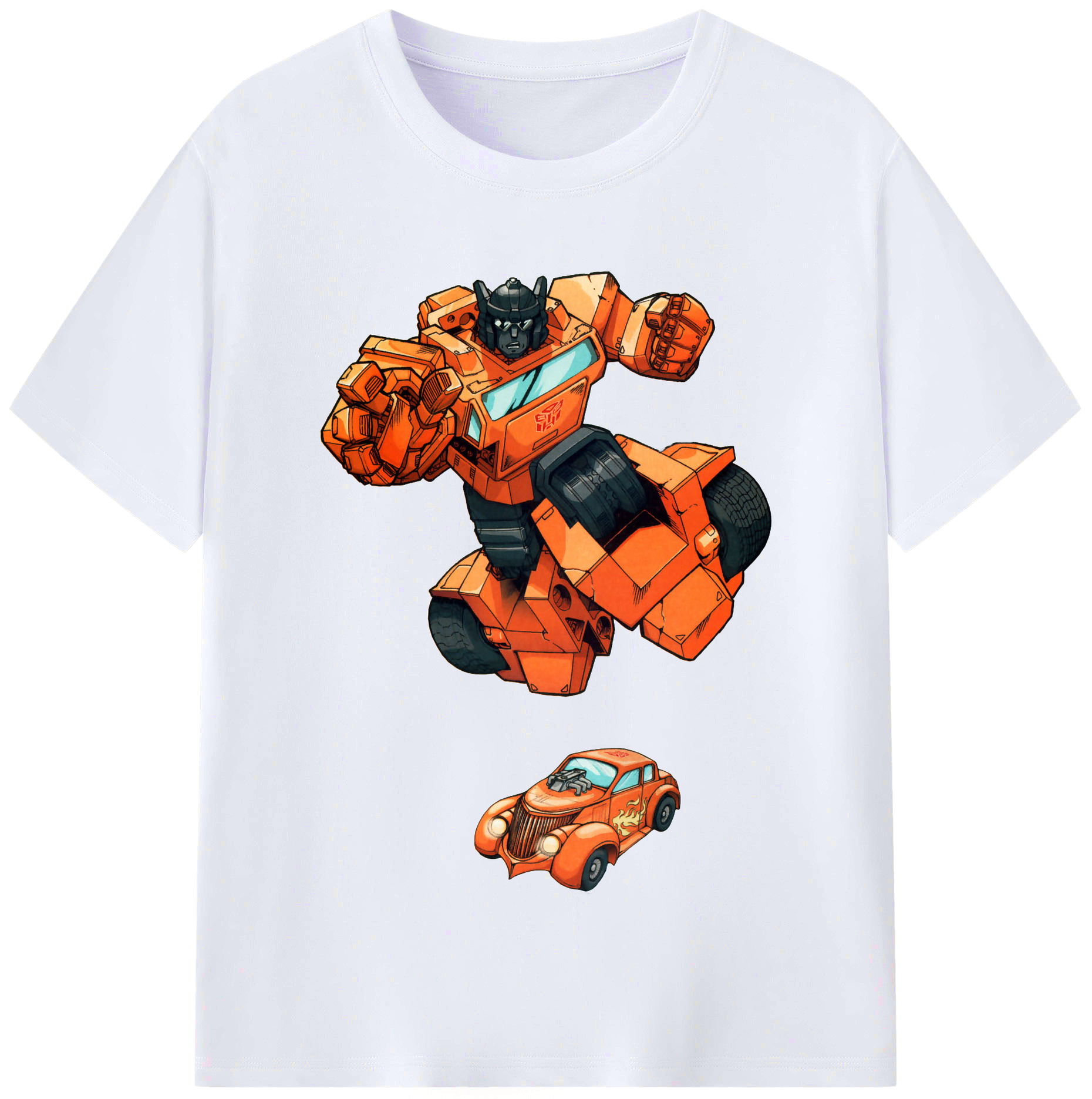 （画像用）  レディースカジュアルプリントTシャツ（綿100％）