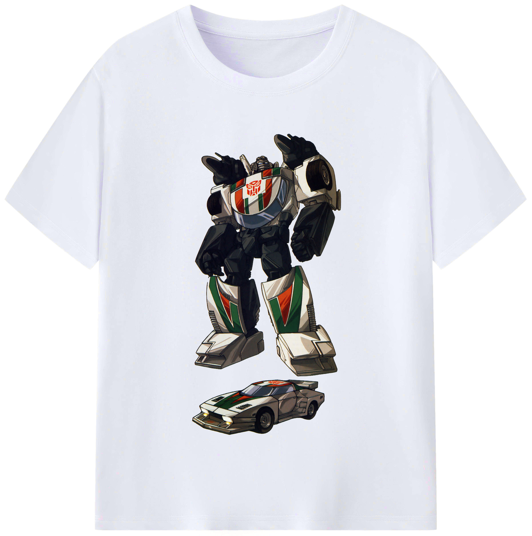 （画像用）  レディースカジュアルプリントTシャツ（綿100％）