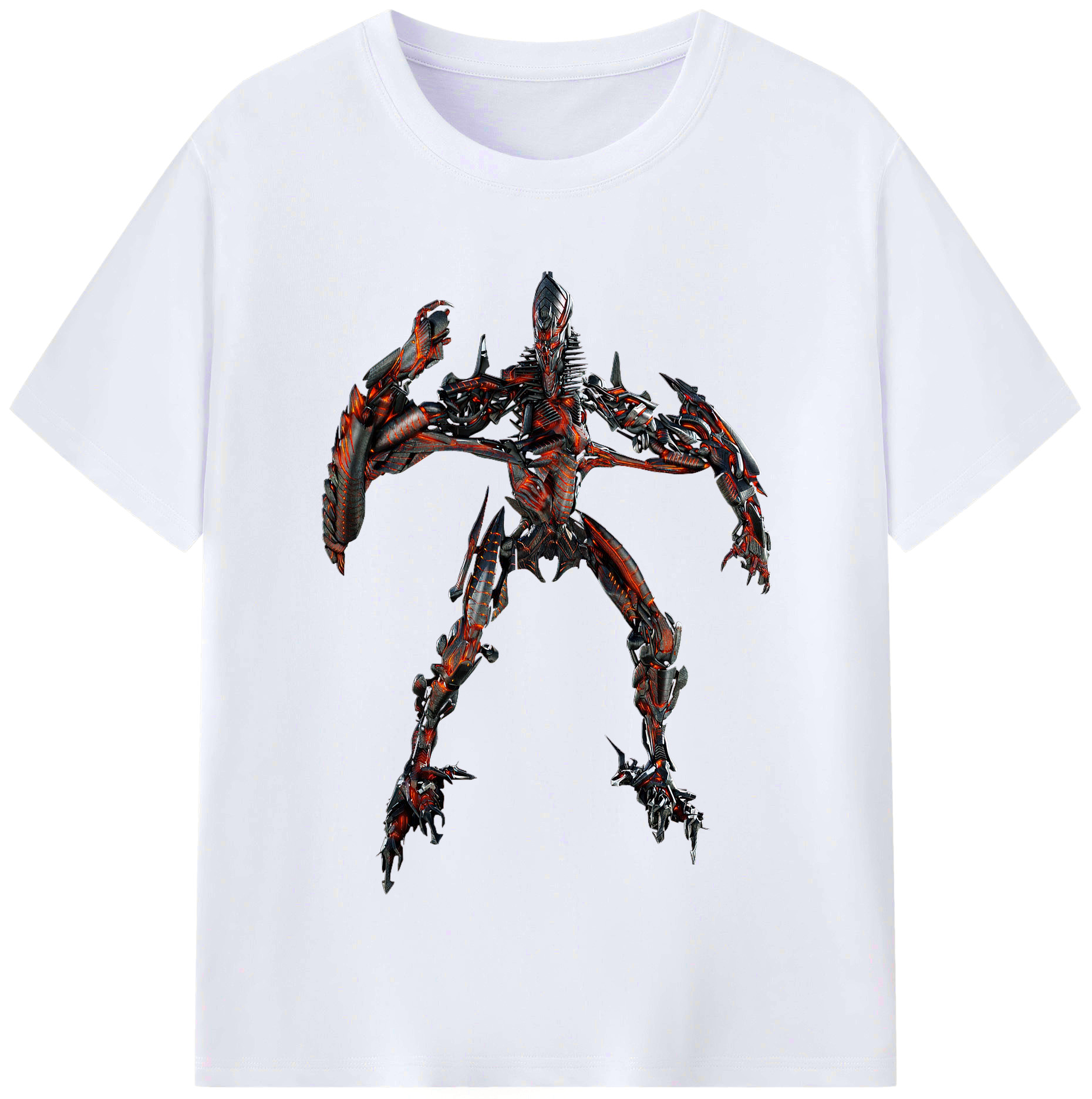 （画像用）  レディースカジュアルプリントTシャツ（綿100％）