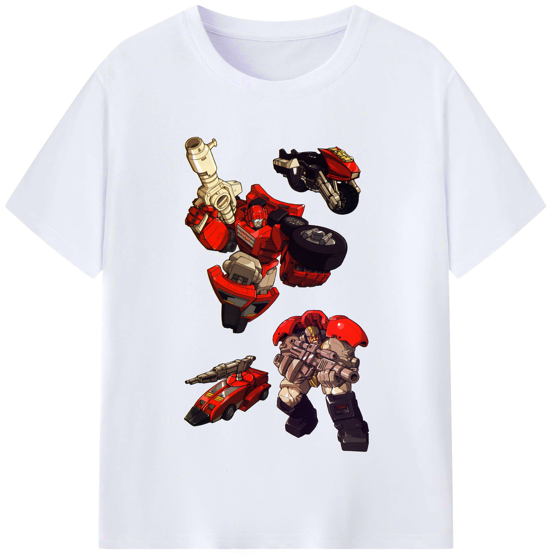 （画像用）  レディースカジュアルプリントTシャツ（綿100％）