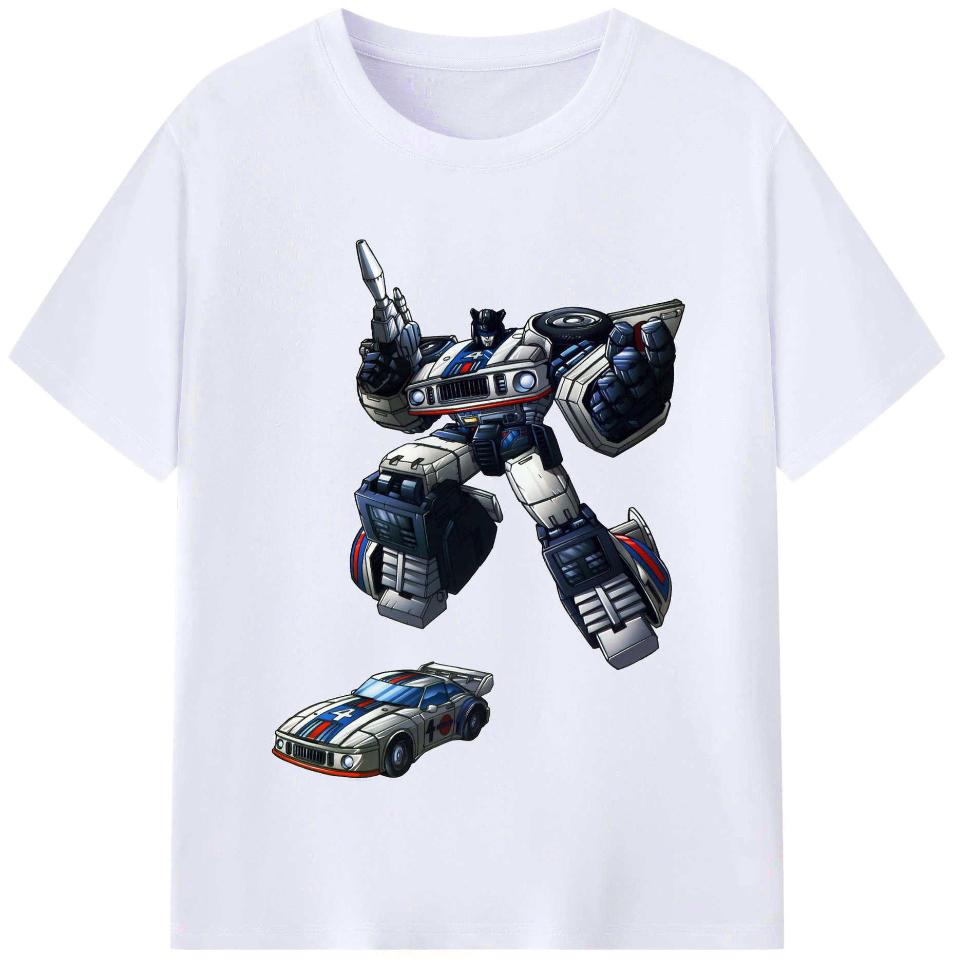 （画像用）  レディースカジュアルプリントTシャツ（綿100％）