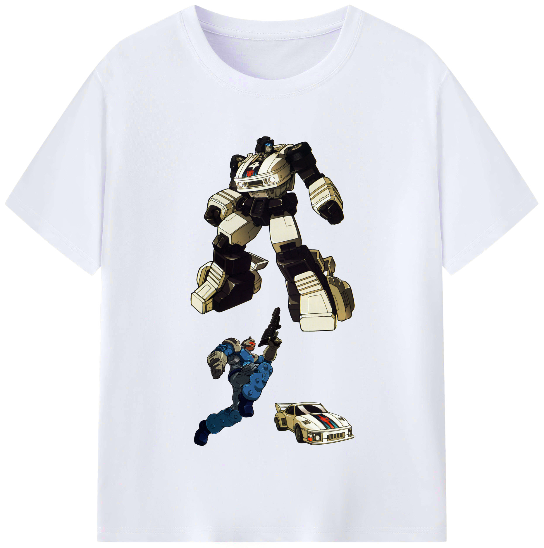 （画像用）  レディースカジュアルプリントTシャツ（綿100％）