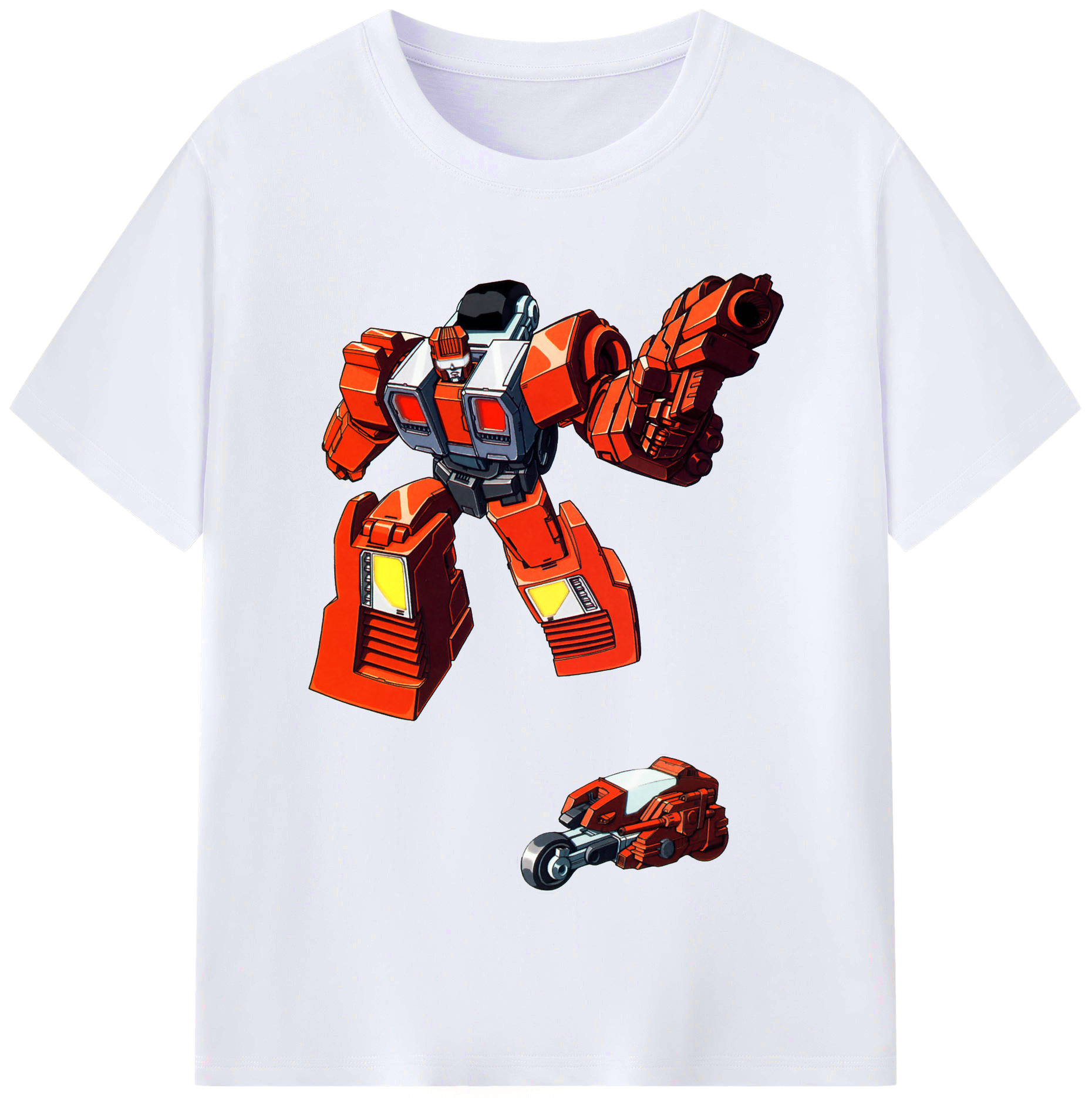 （画像用）  レディースカジュアルプリントTシャツ（綿100％）