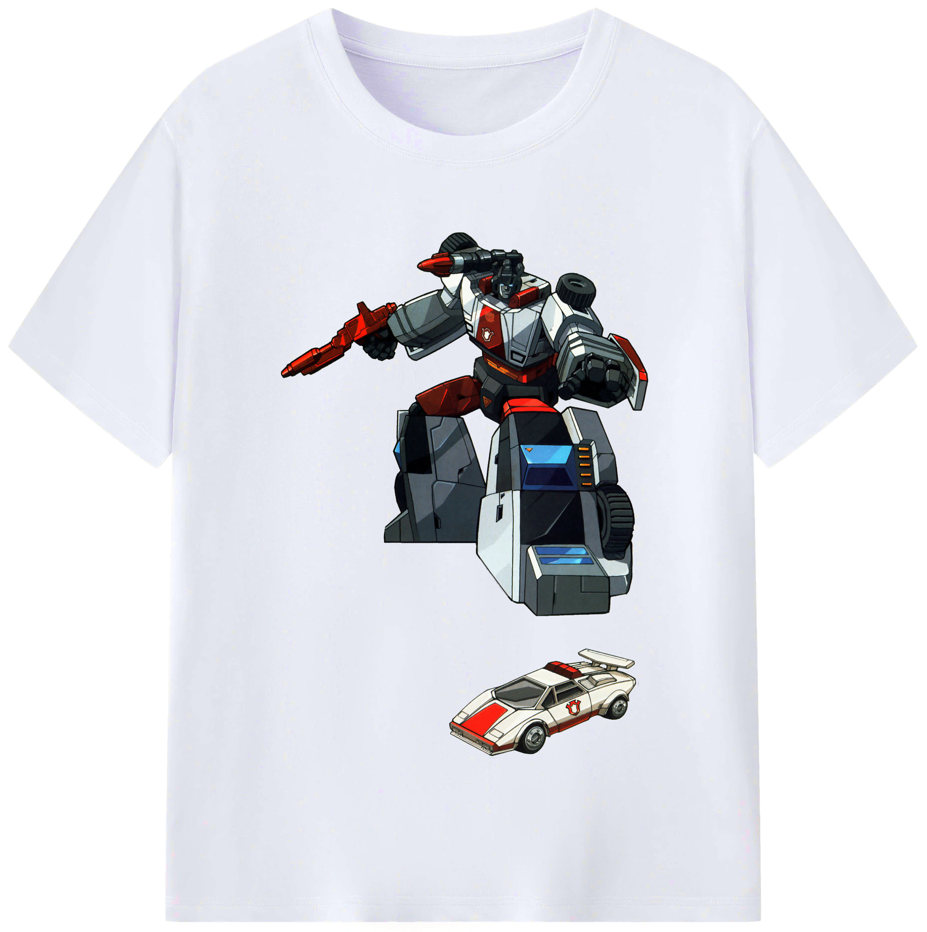 （画像用）  レディースカジュアルプリントTシャツ（綿100％）