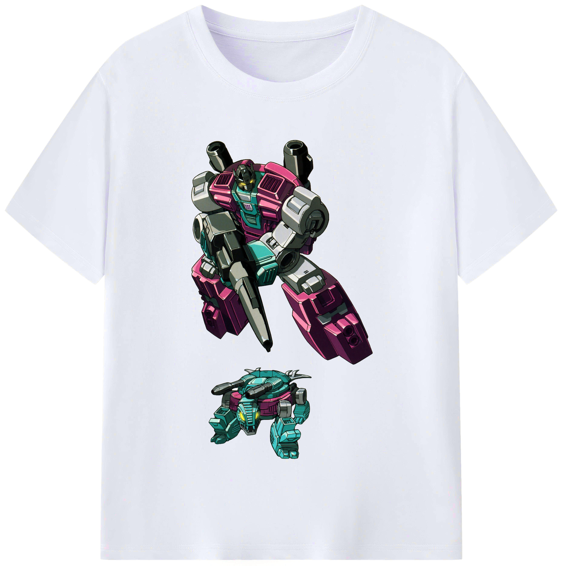 （画像用）  レディースカジュアルプリントTシャツ（綿100％）