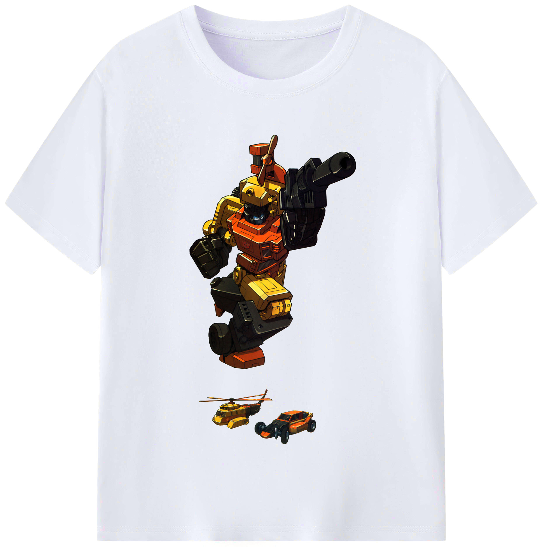 （画像用）  レディースカジュアルプリントTシャツ（綿100％）
