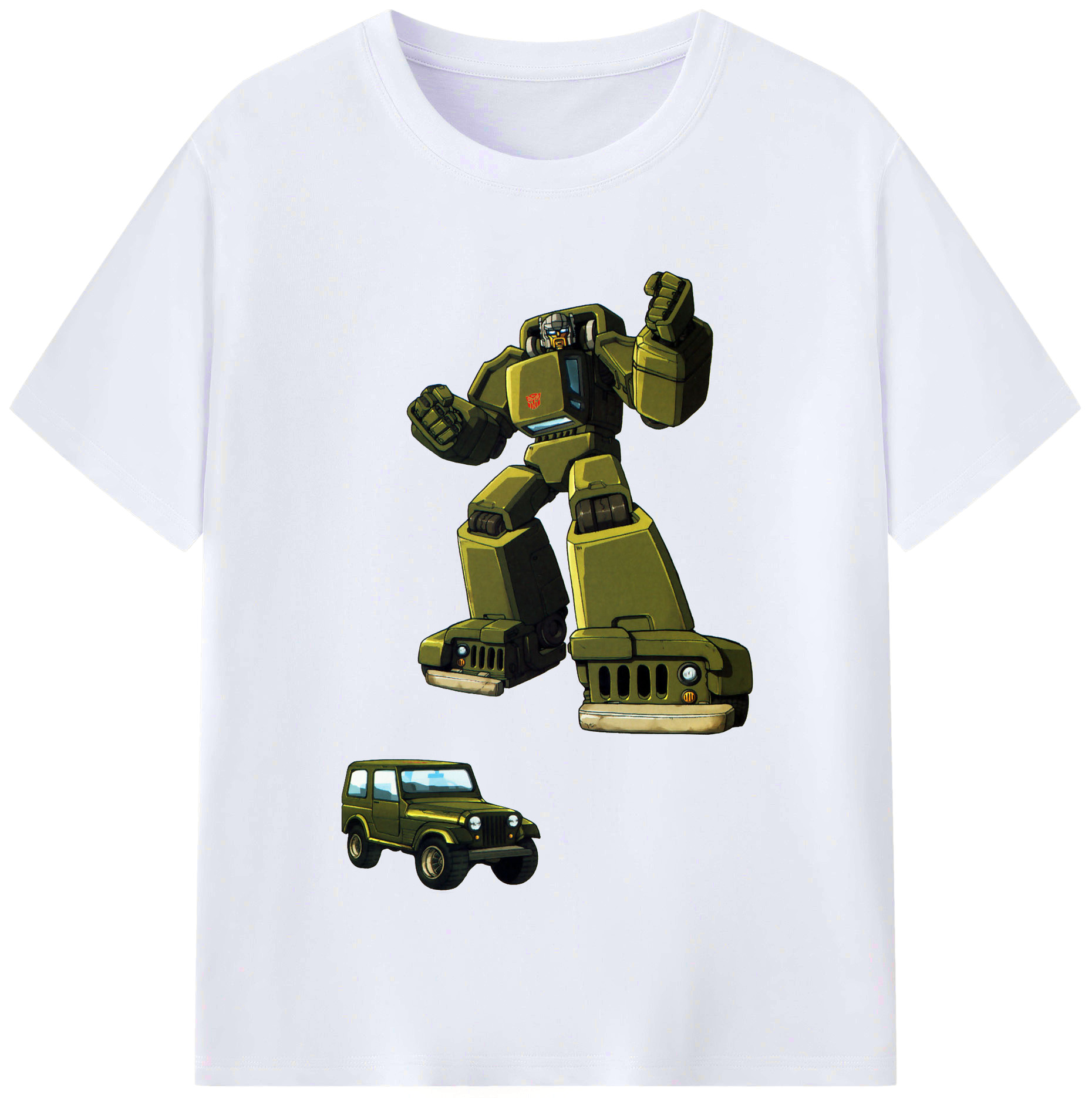 （画像用）  レディースカジュアルプリントTシャツ（綿100％）