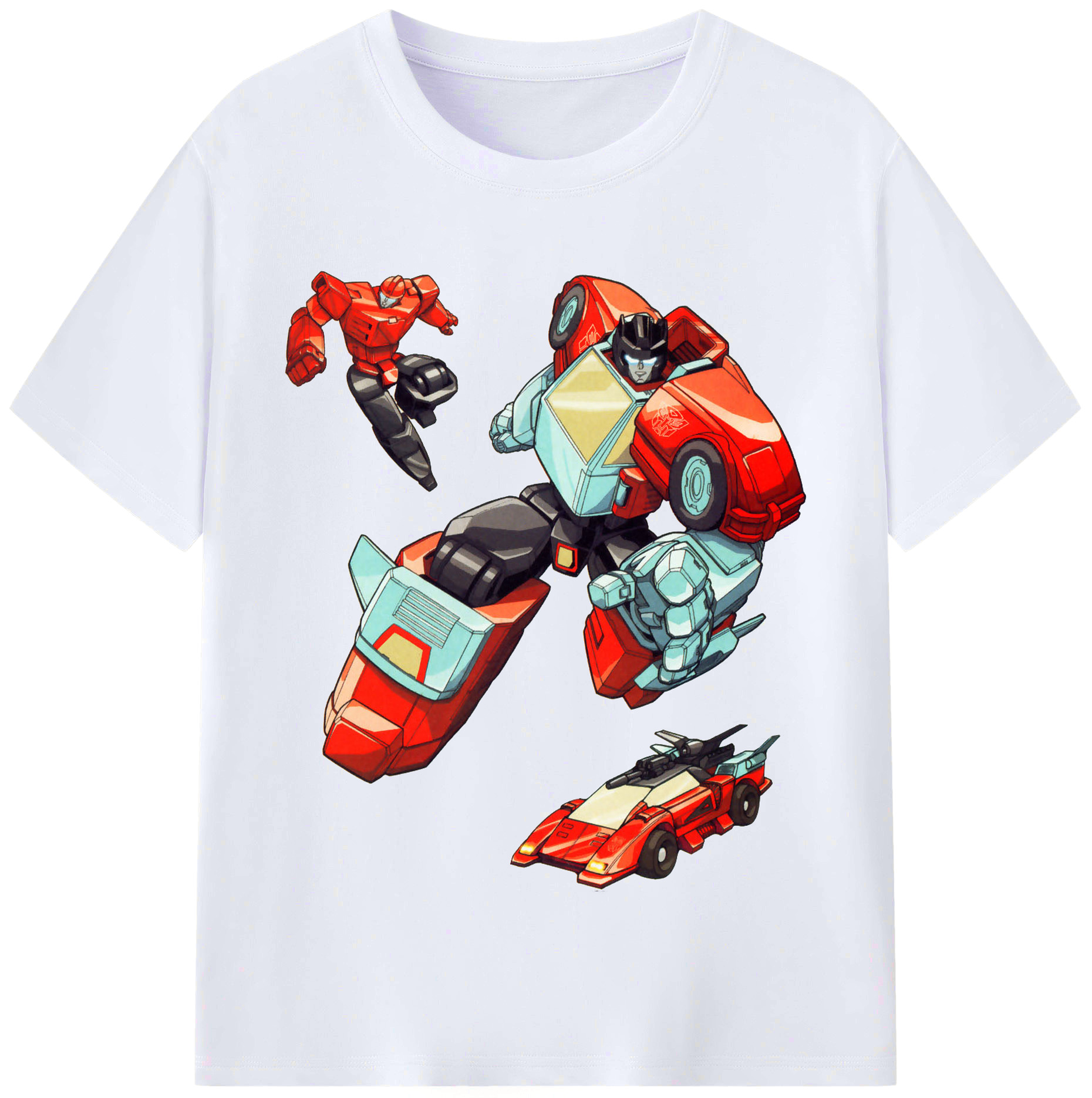 （画像用）  レディースカジュアルプリントTシャツ（綿100％）