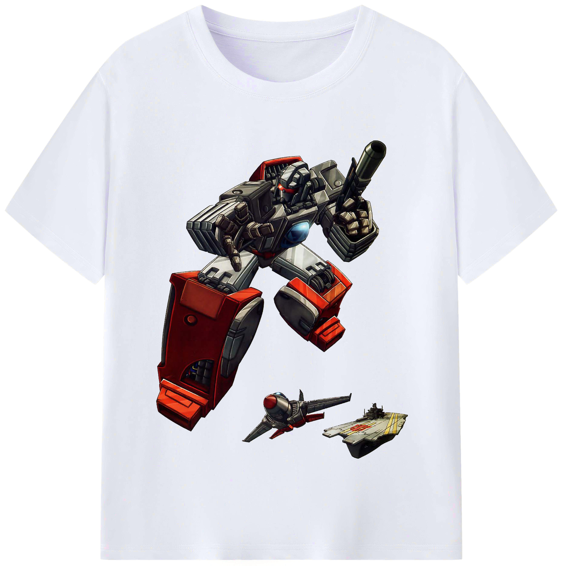 （画像用）  レディースカジュアルプリントTシャツ（綿100％）