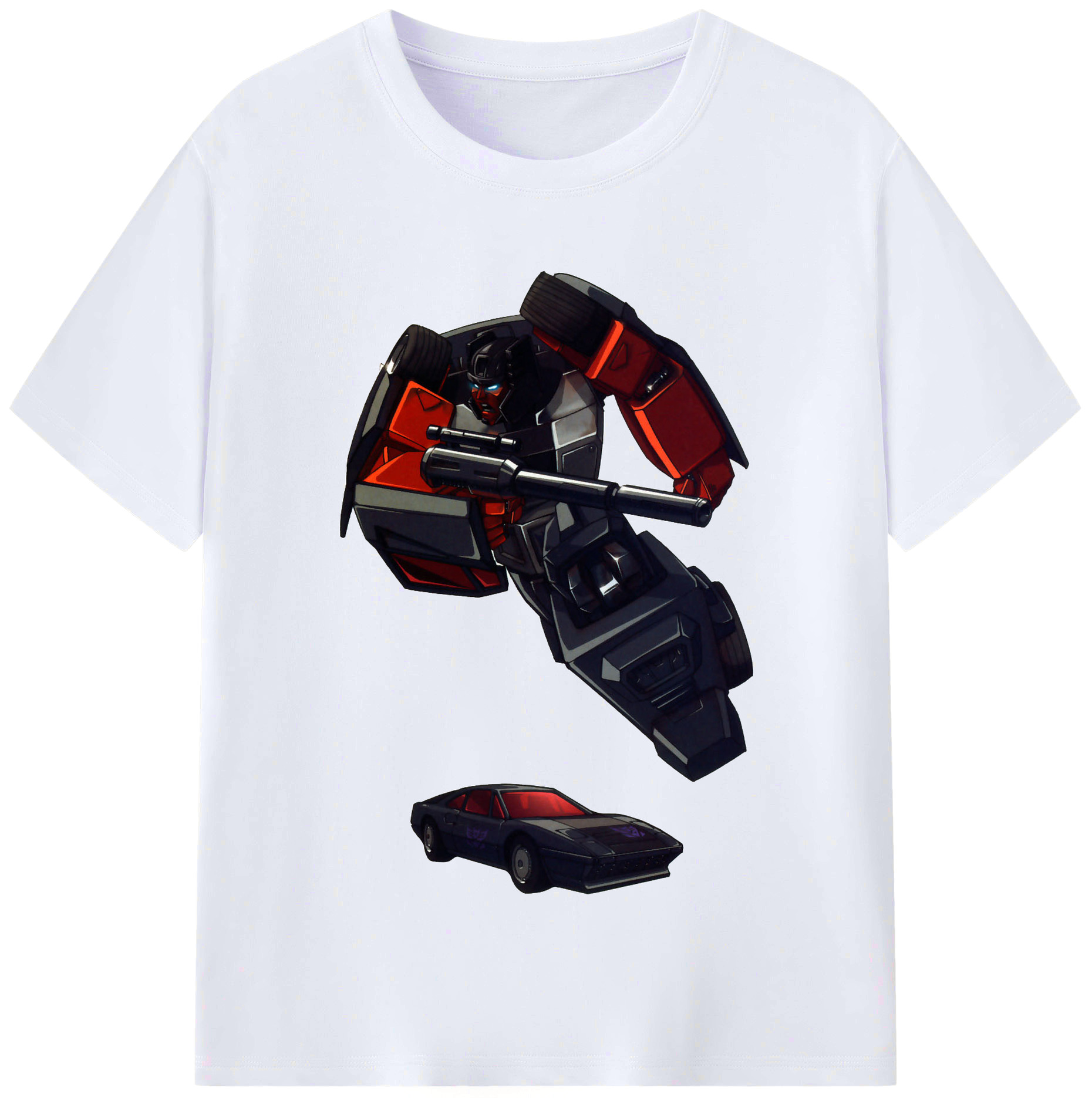 （画像用）  レディースカジュアルプリントTシャツ（綿100％）