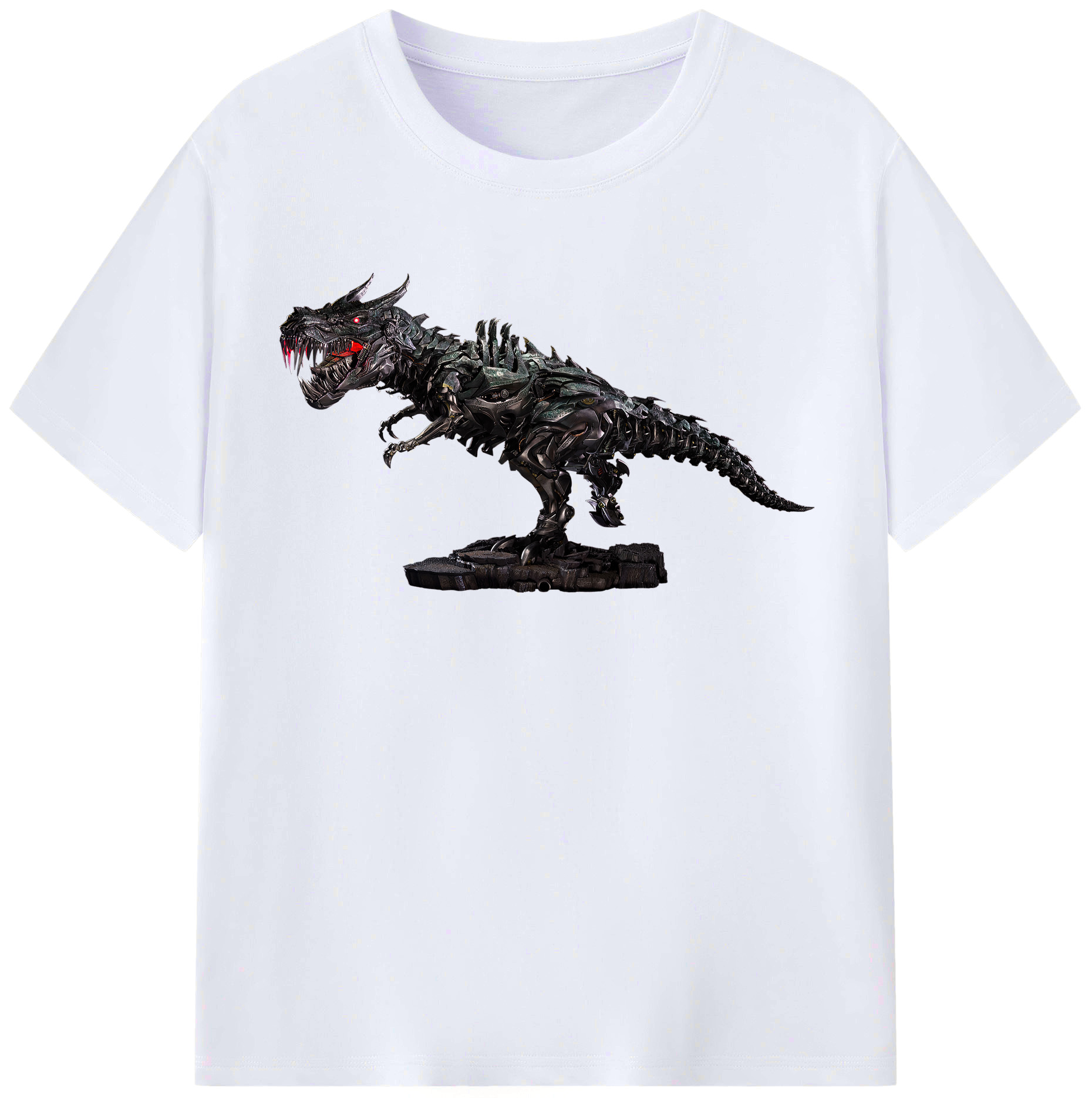 （画像用）  レディースカジュアルプリントTシャツ（綿100％）
