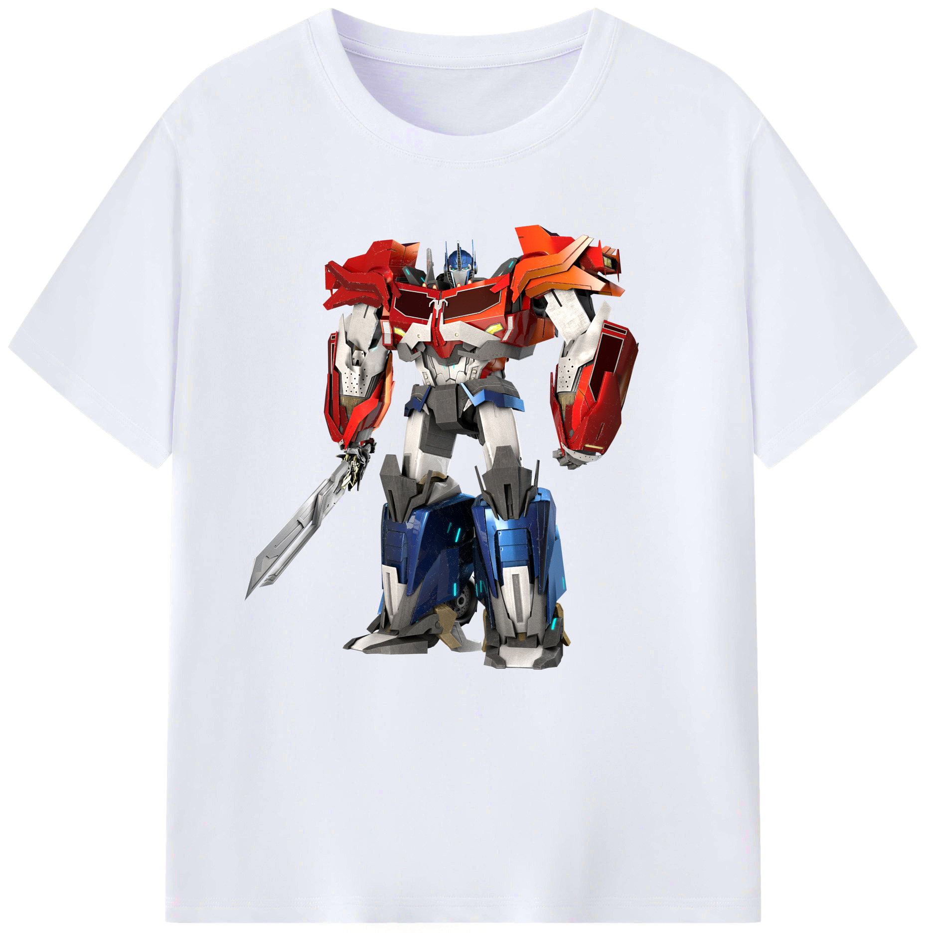 （画像用）  レディースカジュアルプリントTシャツ（綿100％）