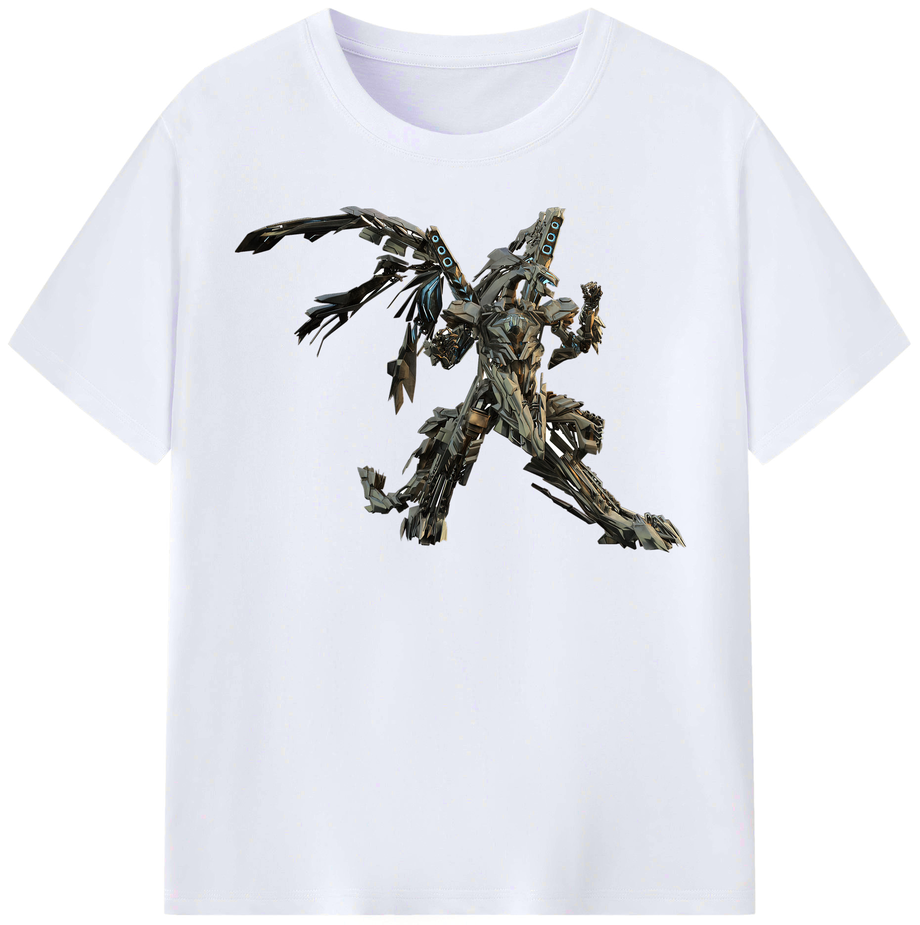 （画像用）  レディースカジュアルプリントTシャツ（綿100％）