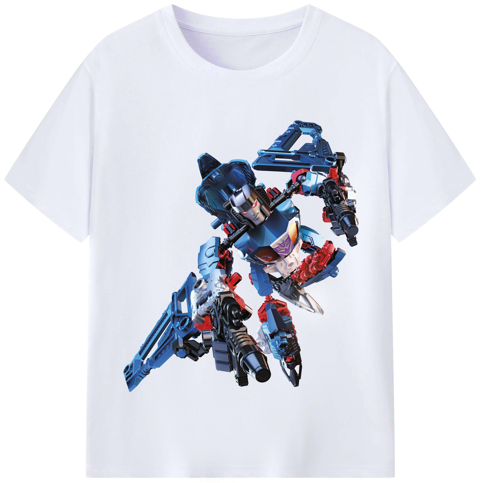 （画像用）  レディースカジュアルプリントTシャツ（綿100％）