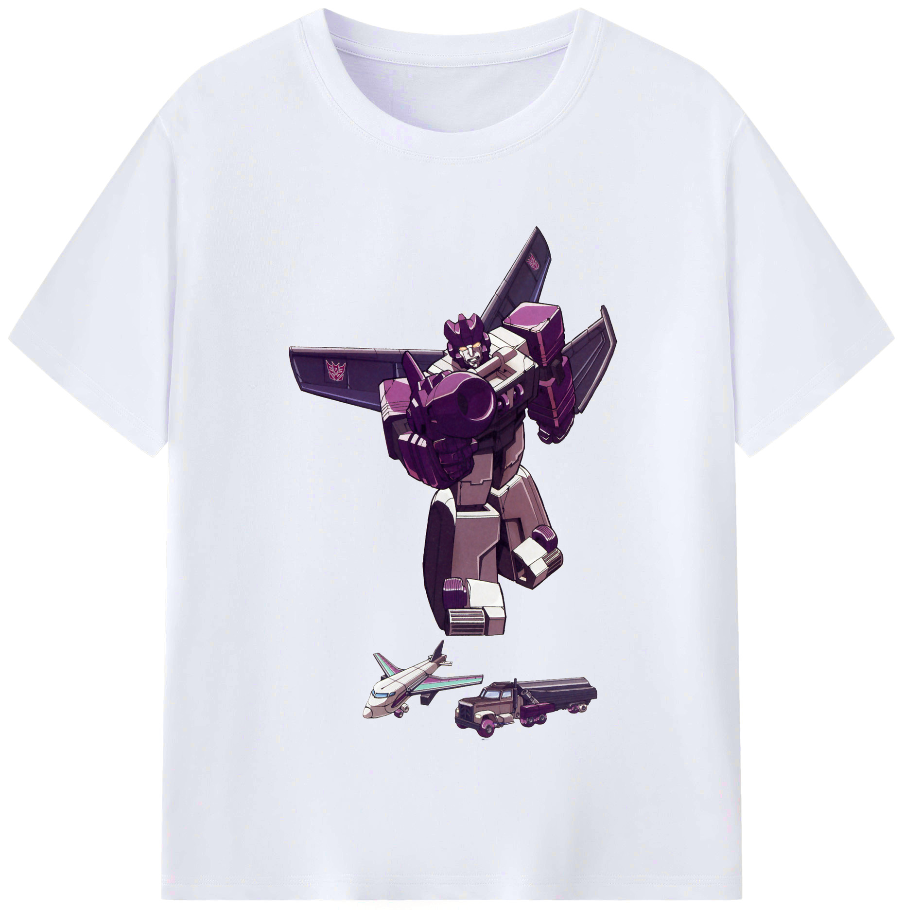 （画像用）  レディースカジュアルプリントTシャツ（綿100％）