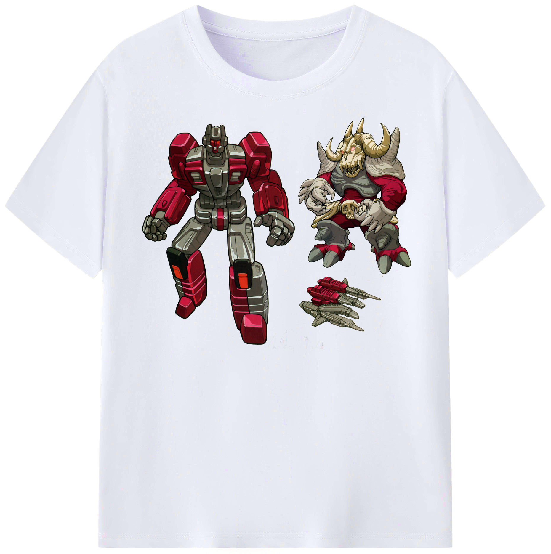 （画像用）  レディースカジュアルプリントTシャツ（綿100％）