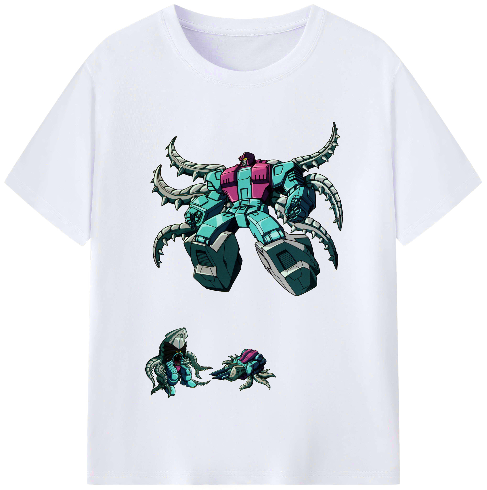 （画像用）  レディースカジュアルプリントTシャツ（綿100％）