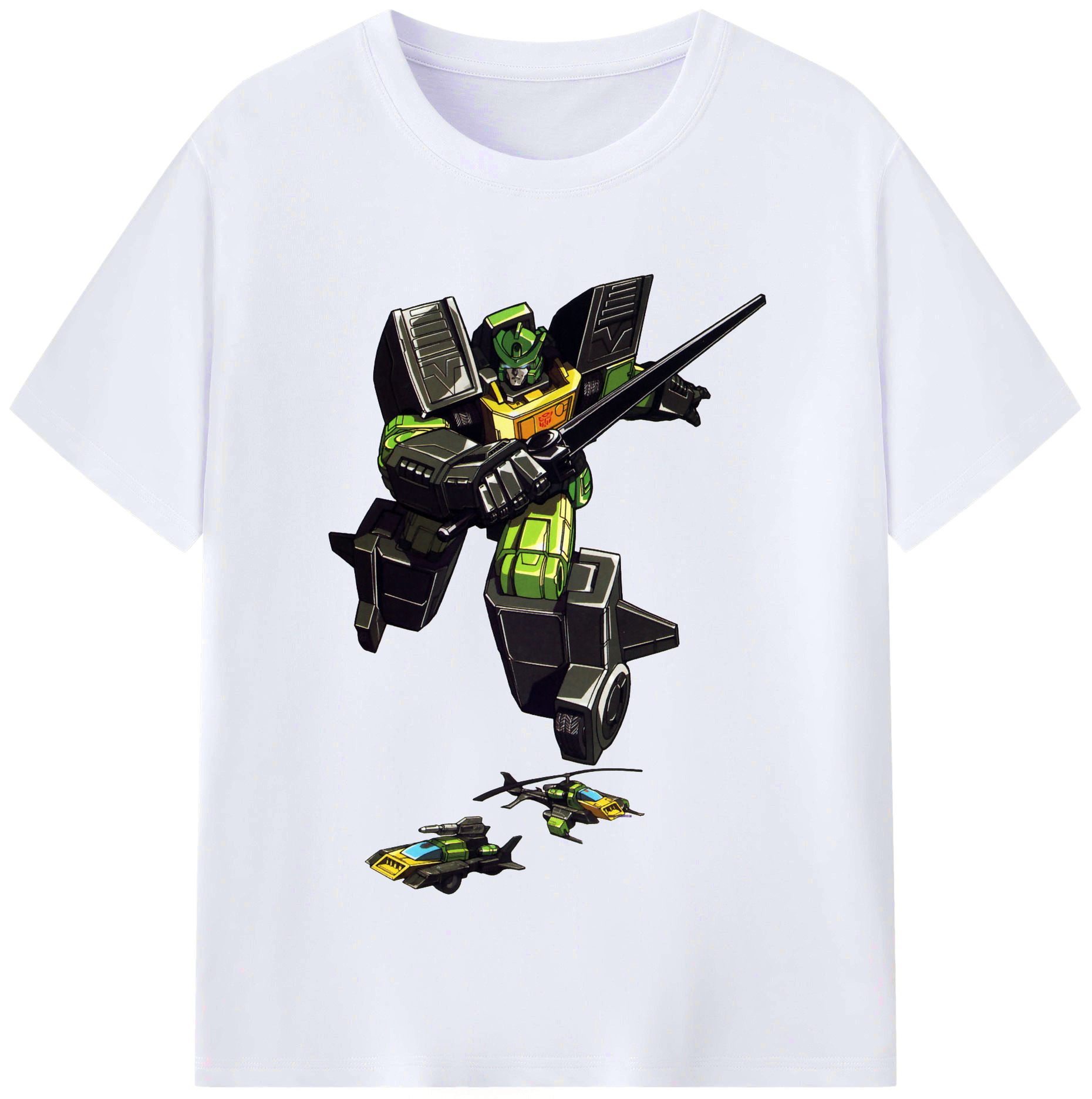 （画像用）  レディースカジュアルプリントTシャツ（綿100％）