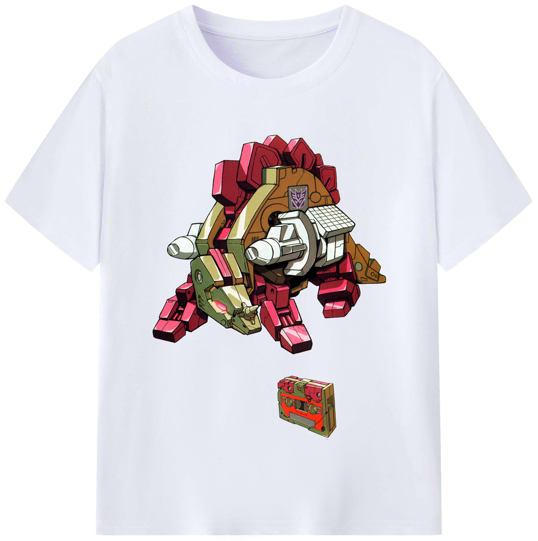 （画像用）  レディースカジュアルプリントTシャツ（綿100％）