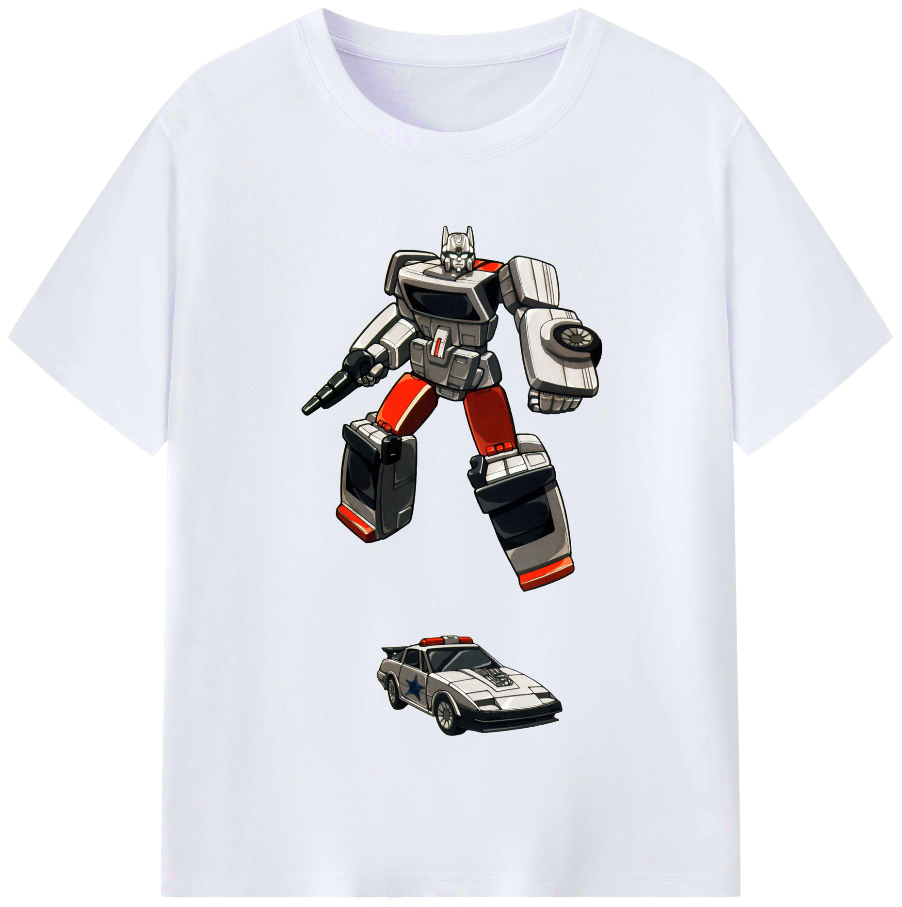 （画像用）  レディースカジュアルプリントTシャツ（綿100％）
