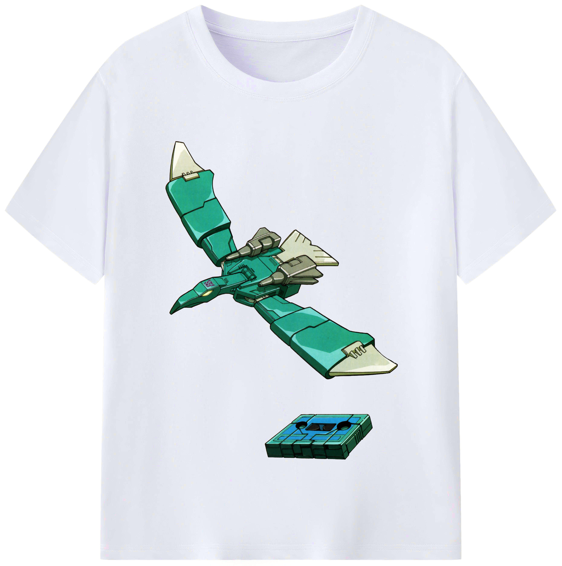 （画像用）  レディースカジュアルプリントTシャツ（綿100％）