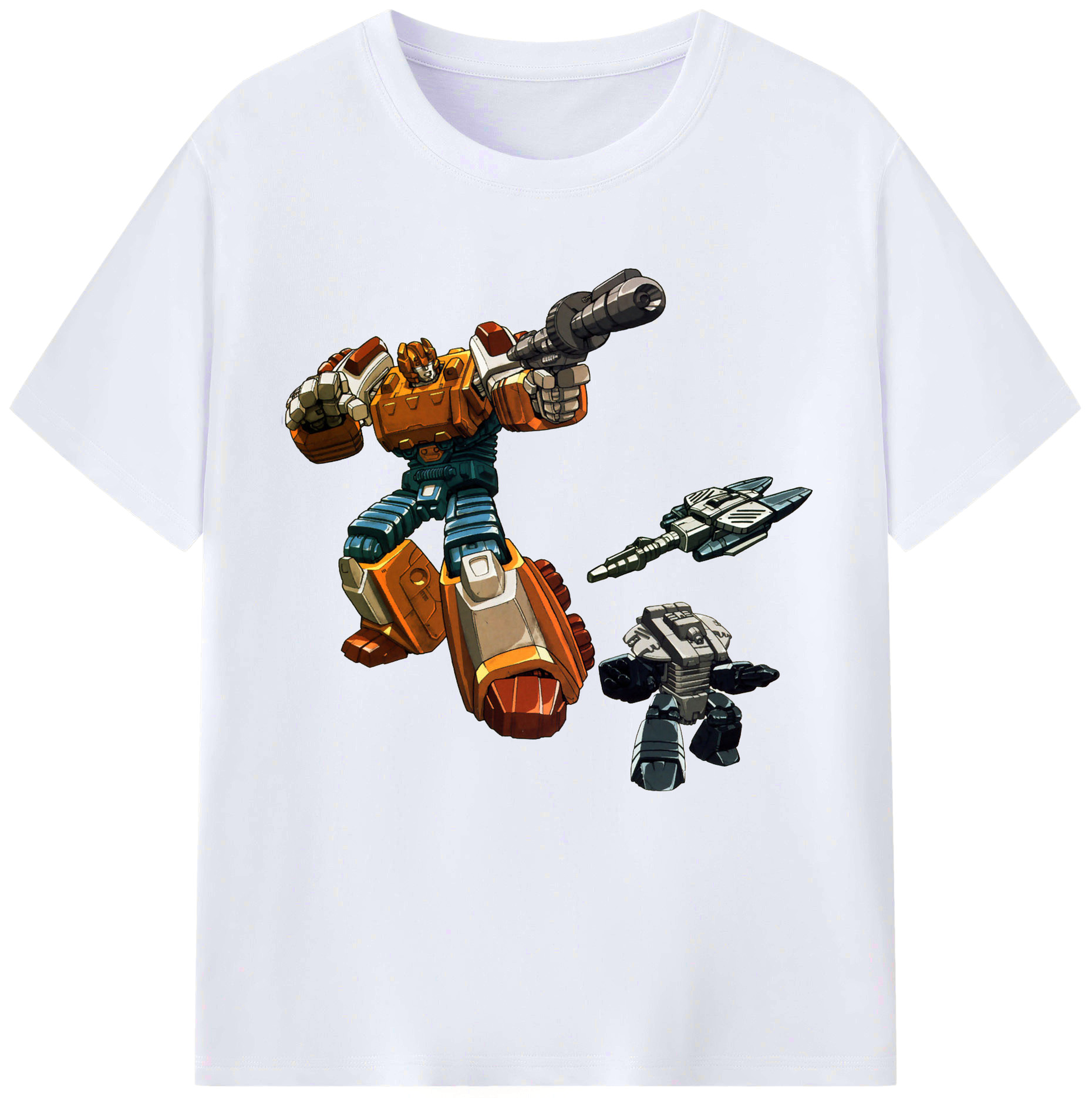 （画像用）  レディースカジュアルプリントTシャツ（綿100％）