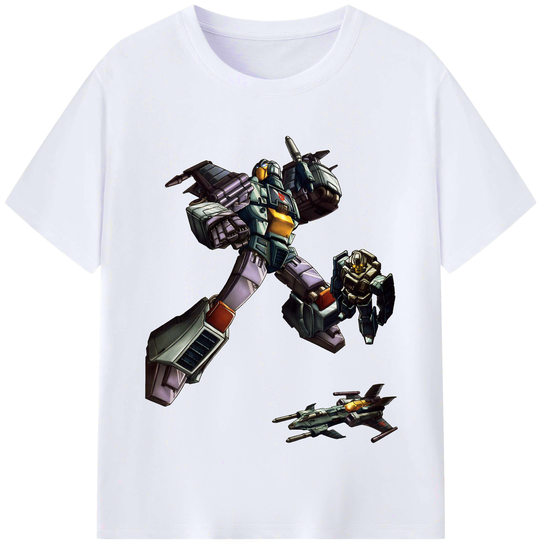 （画像用）  レディースカジュアルプリントTシャツ（綿100％）