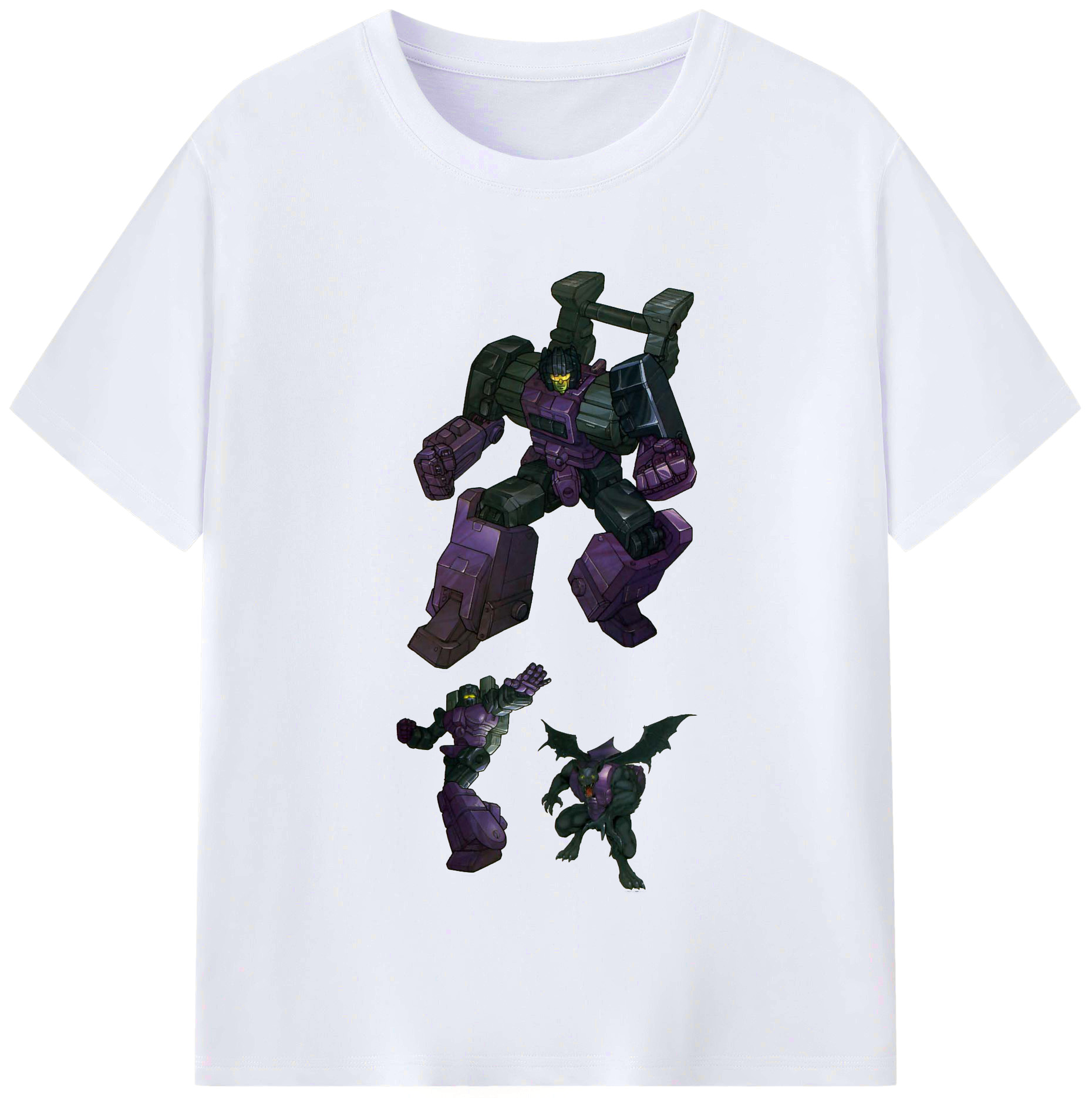 （画像用）  レディースカジュアルプリントTシャツ（綿100％）