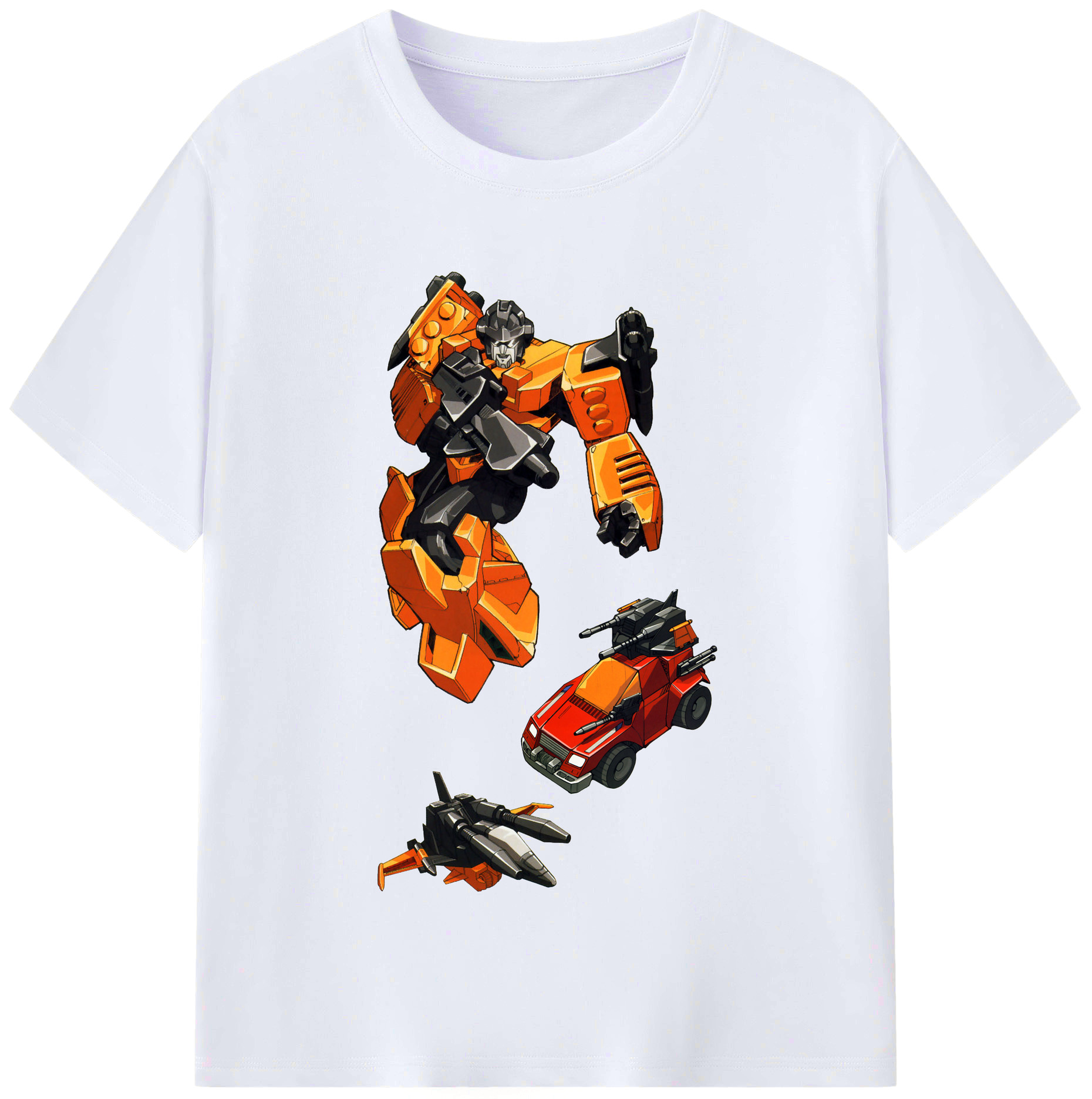 （画像用）  レディースカジュアルプリントTシャツ（綿100％）