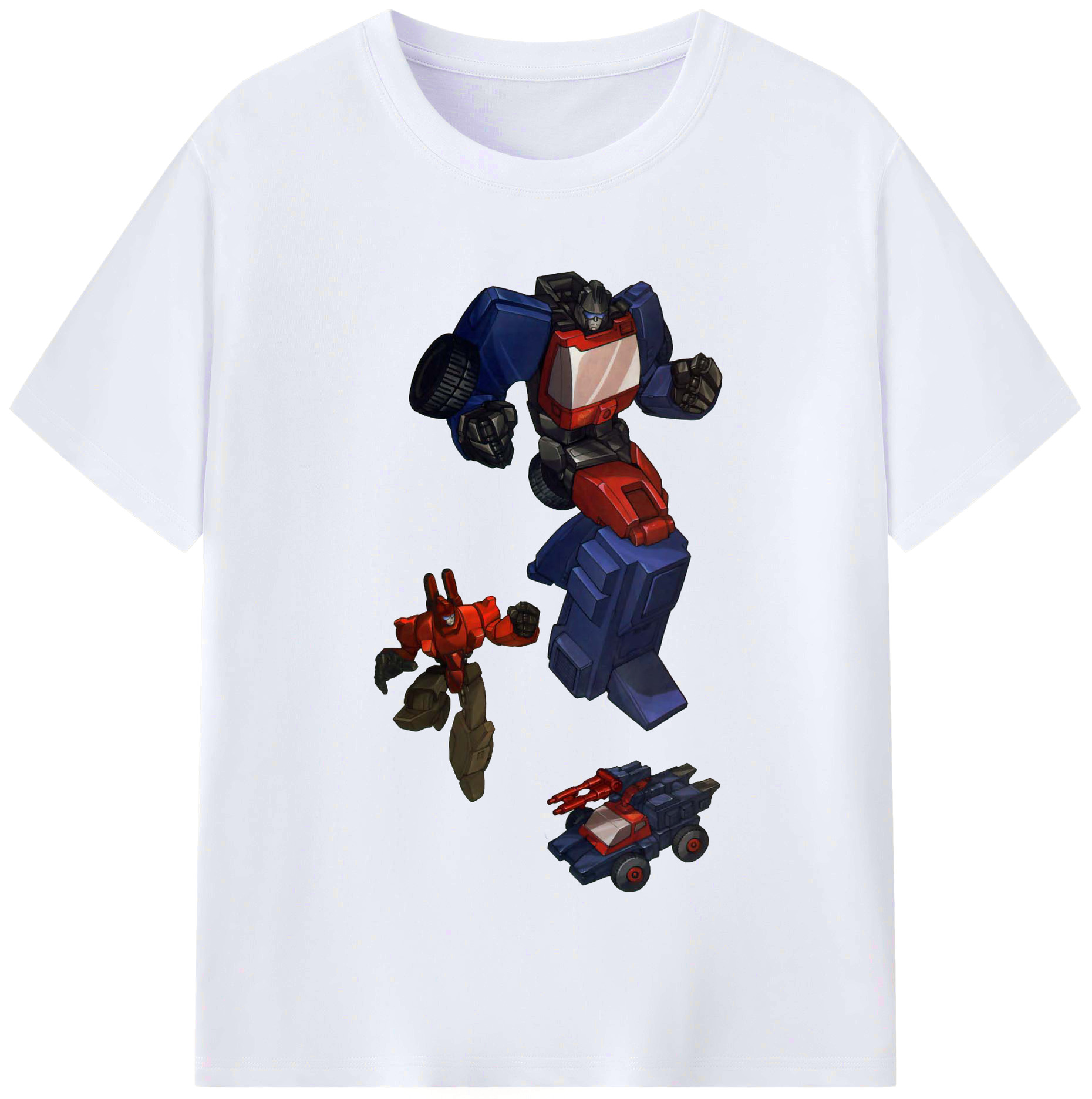 （画像用）  レディースカジュアルプリントTシャツ（綿100％）