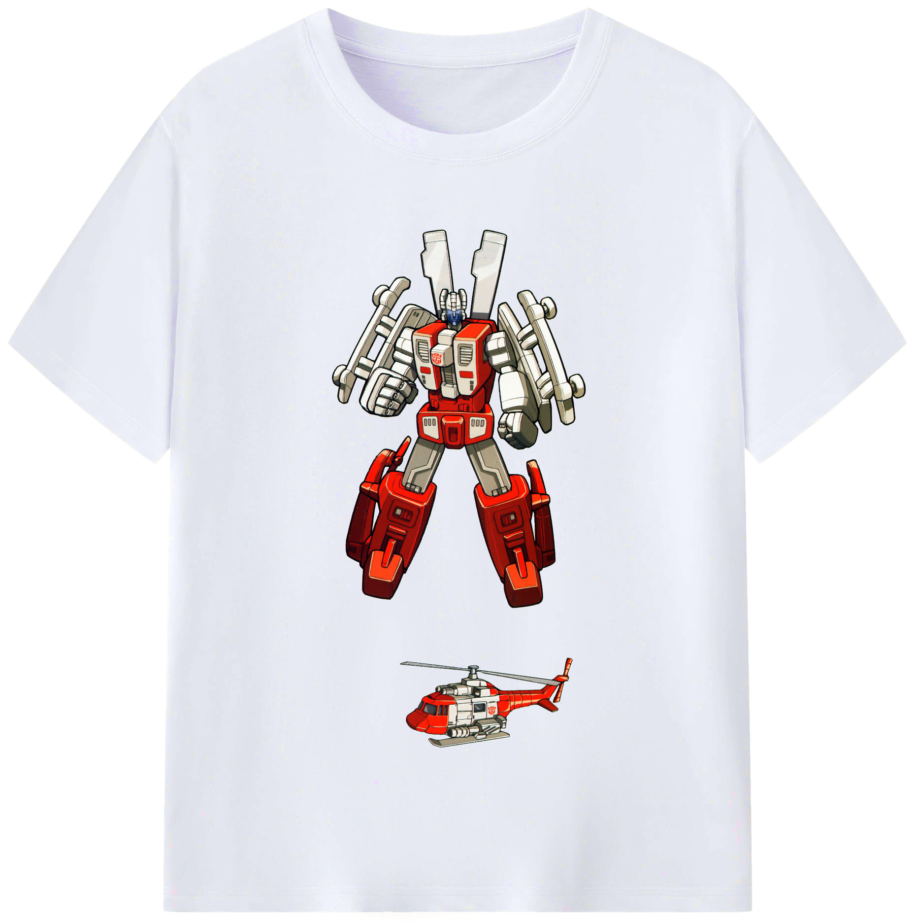 （画像用）  レディースカジュアルプリントTシャツ（綿100％）