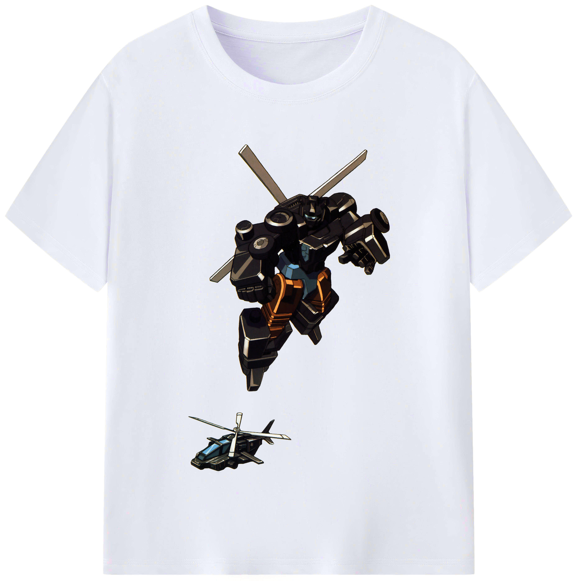 （画像用）  レディースカジュアルプリントTシャツ（綿100％）