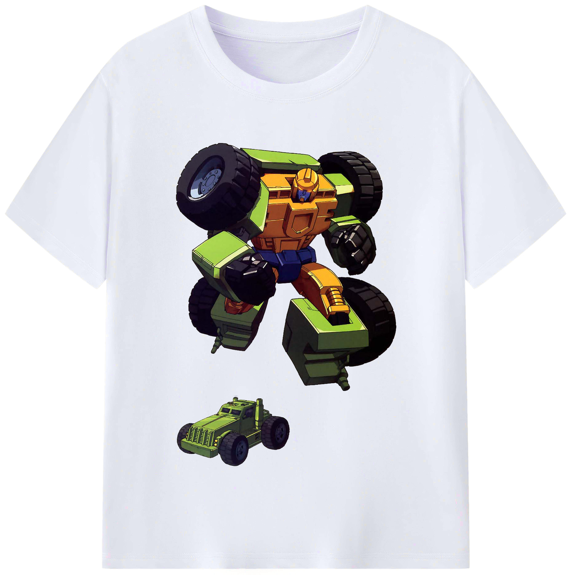 （画像用）  レディースカジュアルプリントTシャツ（綿100％）