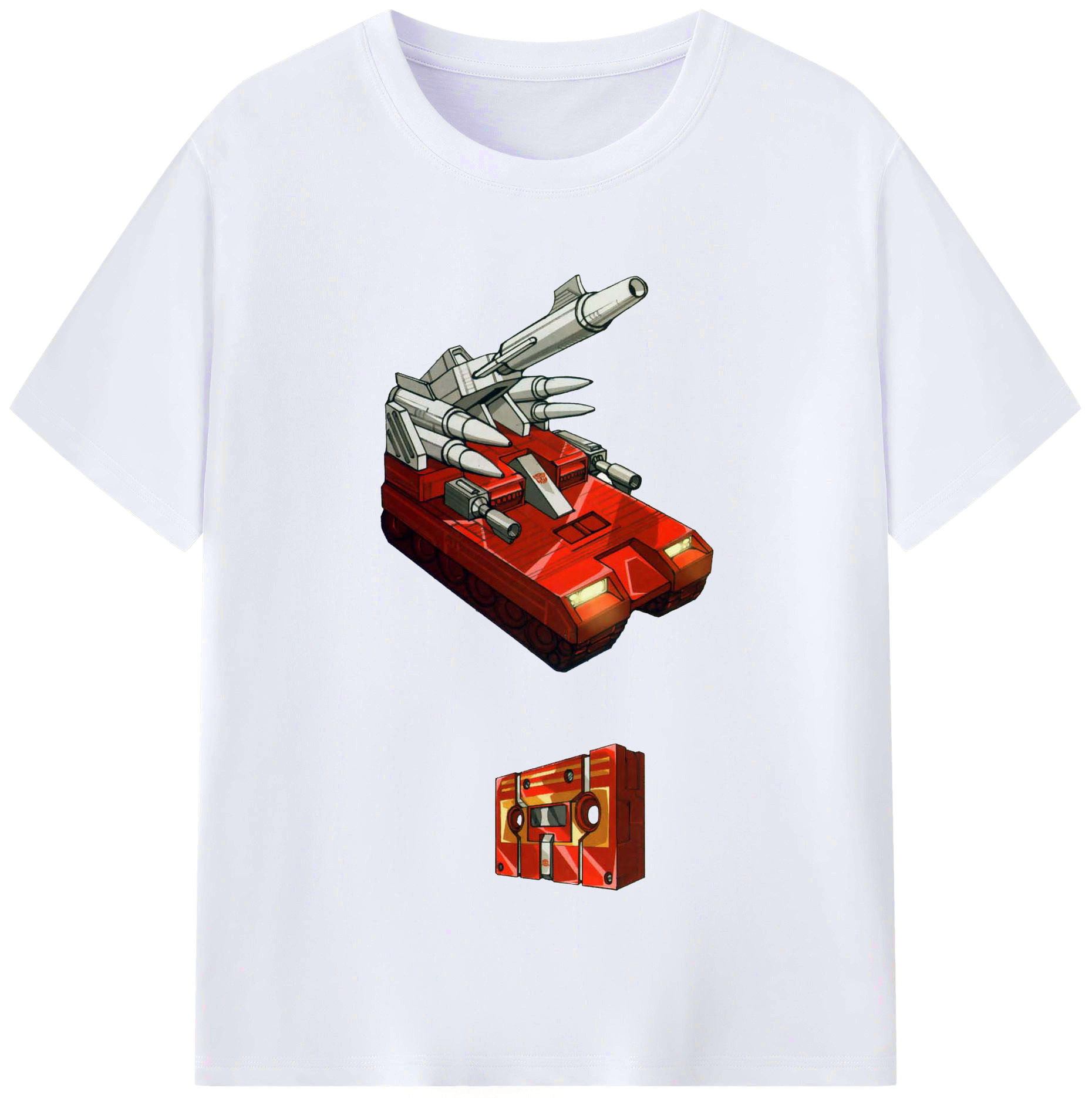 （画像用）  レディースカジュアルプリントTシャツ（綿100％）