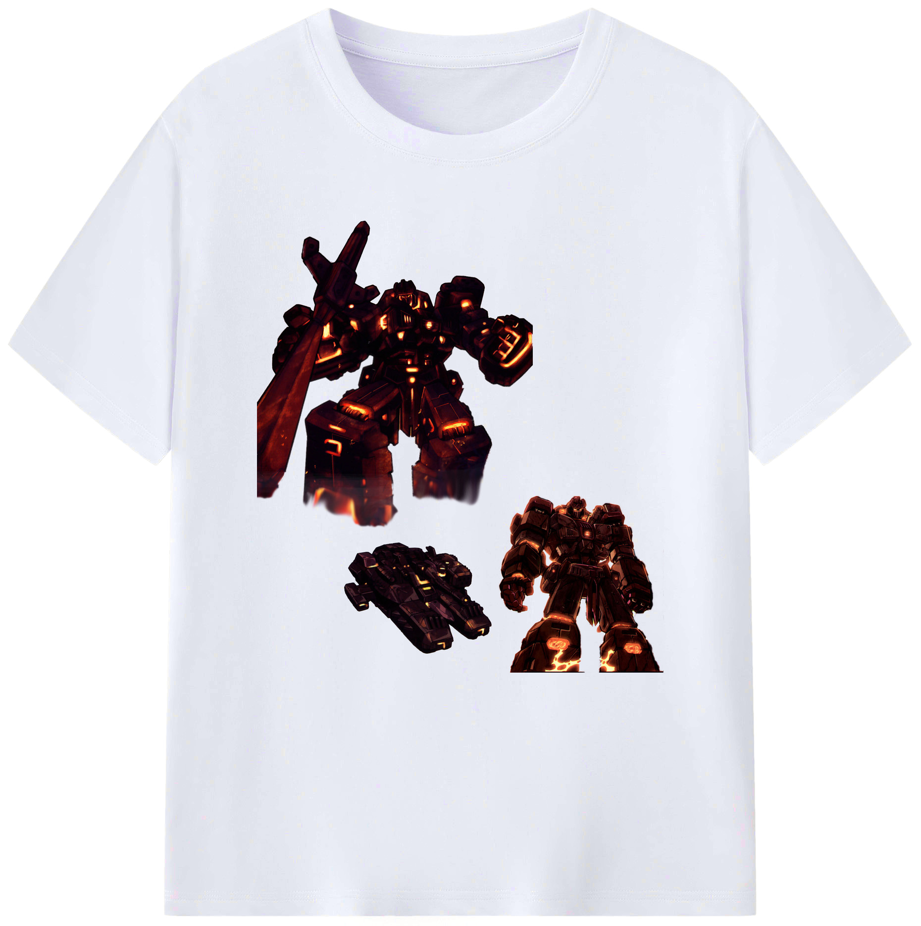 （画像用）  レディースカジュアルプリントTシャツ（綿100％）